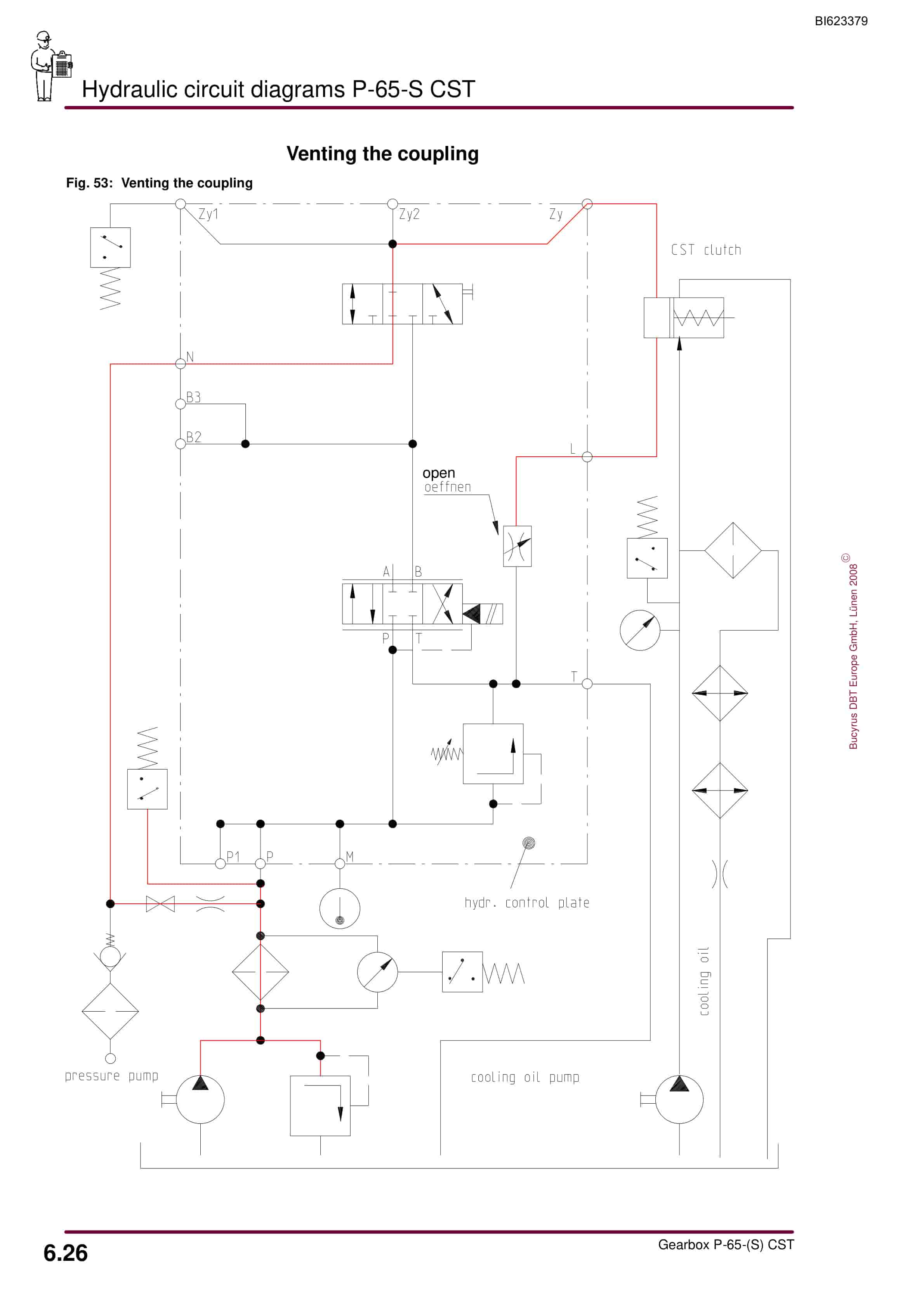 Bucyrus Gearbox P-65-(S) CST Operating Manual BI623379-5
