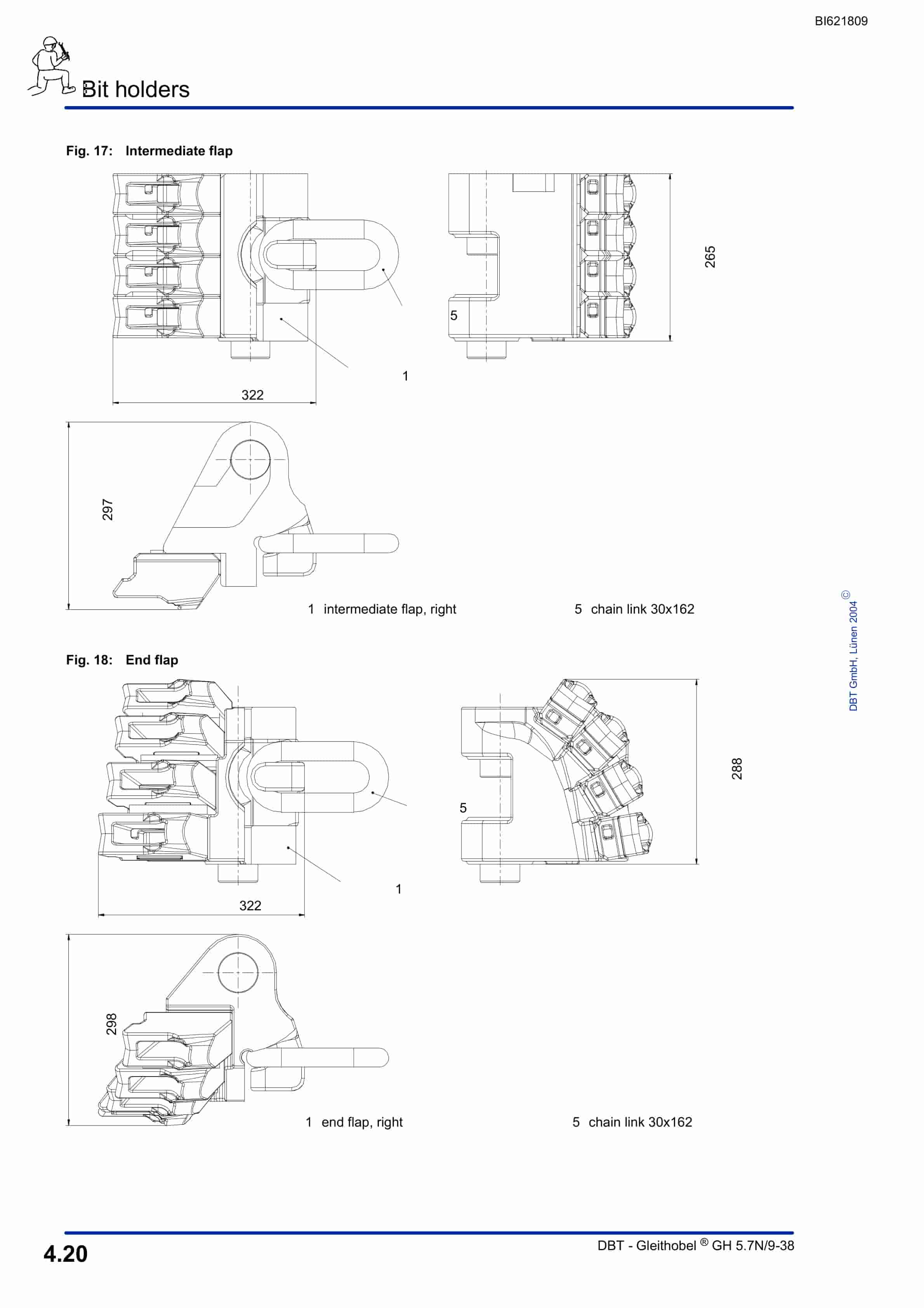 Bucyrus Gleithobel GH 5.7N-9-38 Technical Manual BI621809-2