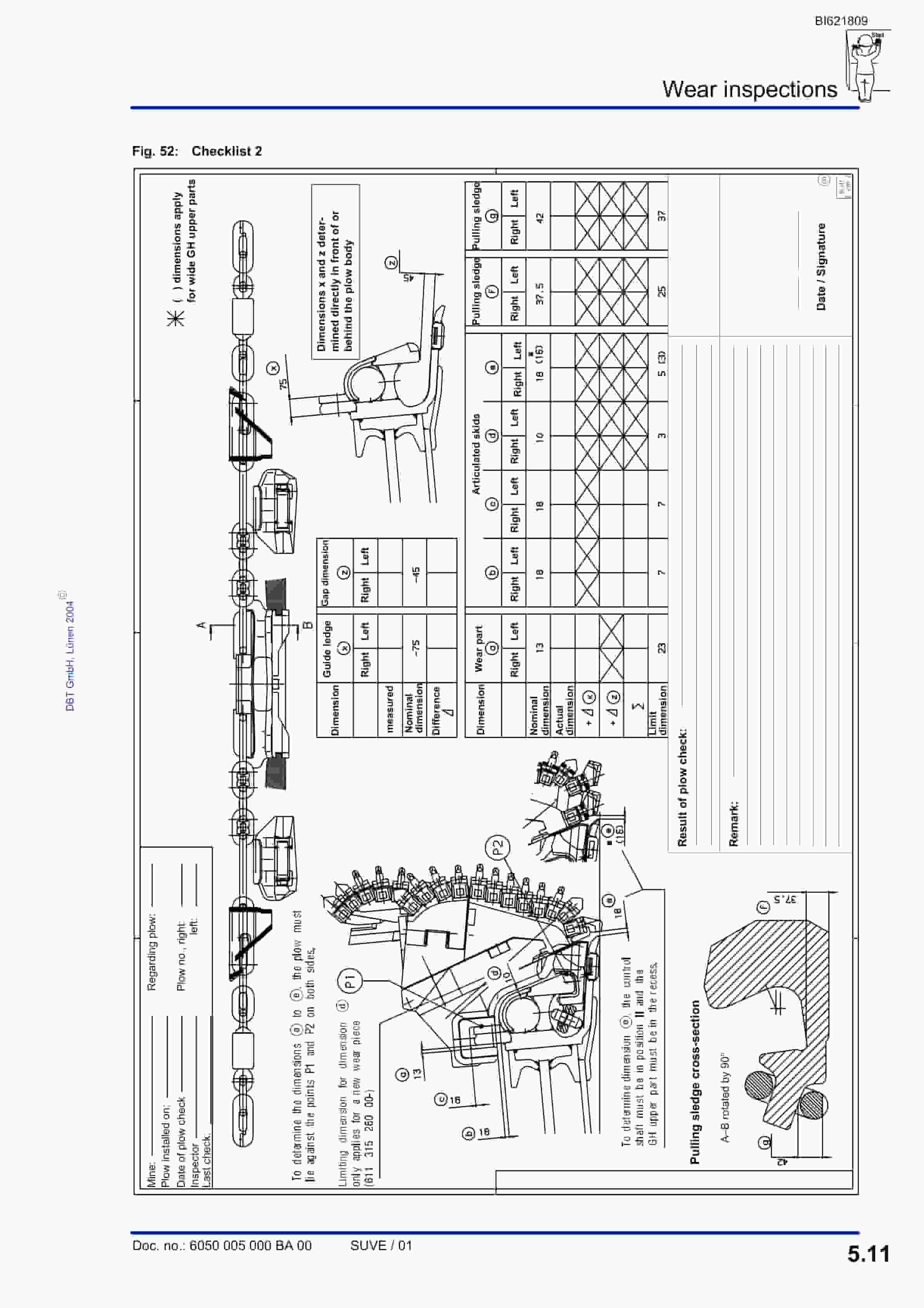 Bucyrus Gleithobel GH 5.7N-9-38 Technical Manual BI621809-5