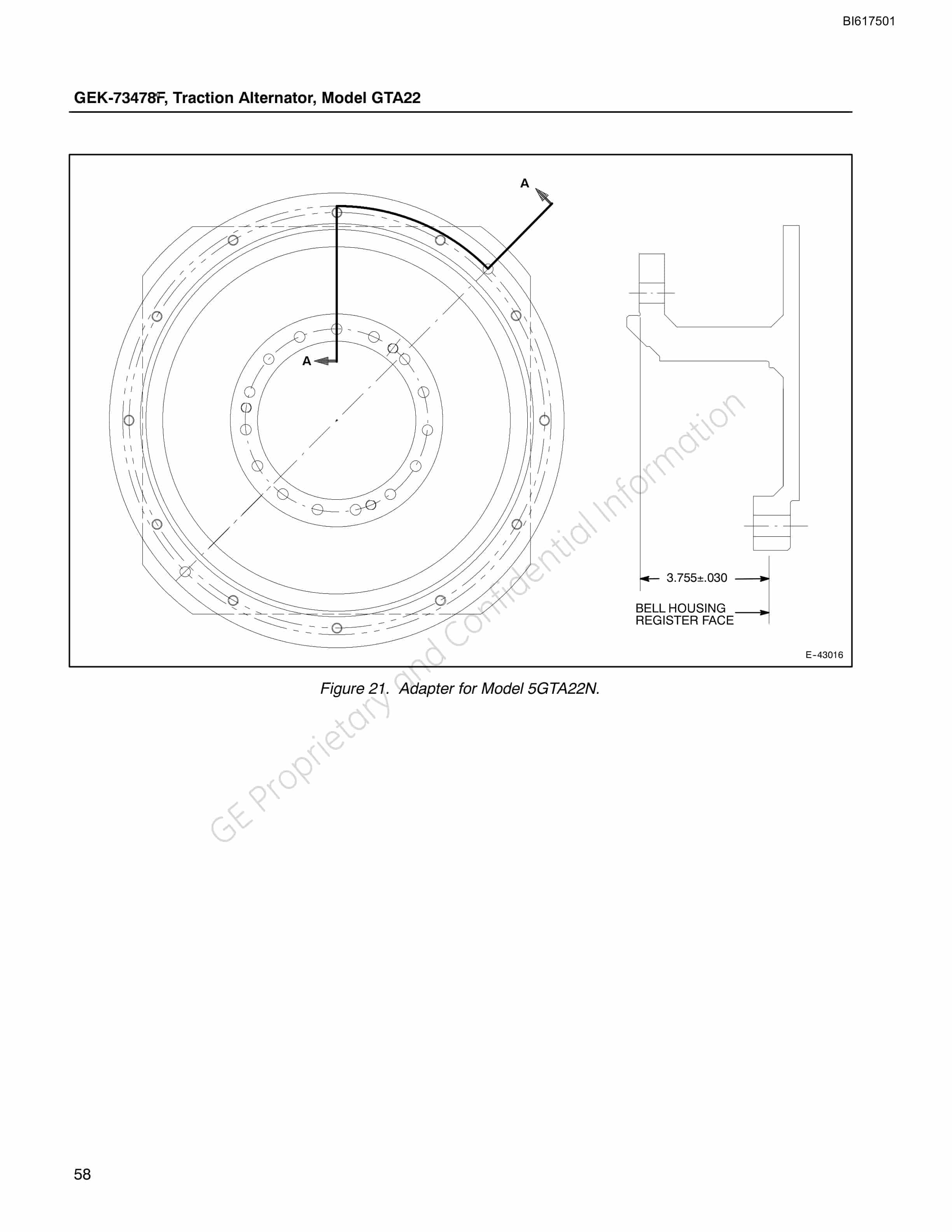 Bucyrus GTA22 Traction Alternator Technical Manual BI617501-3