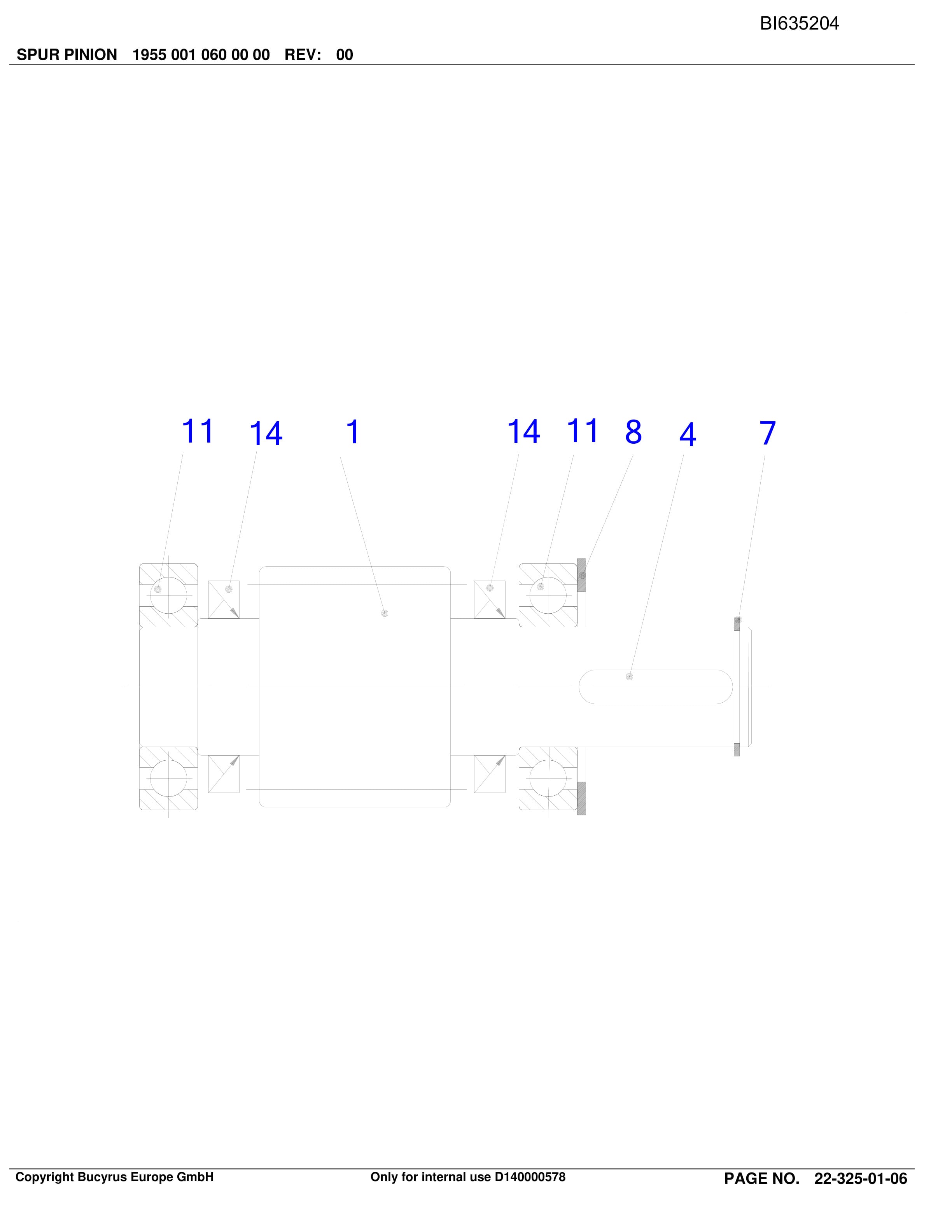 Bucyrus GUOJIAHE II Shearer System Parts Catalog BI635204-3