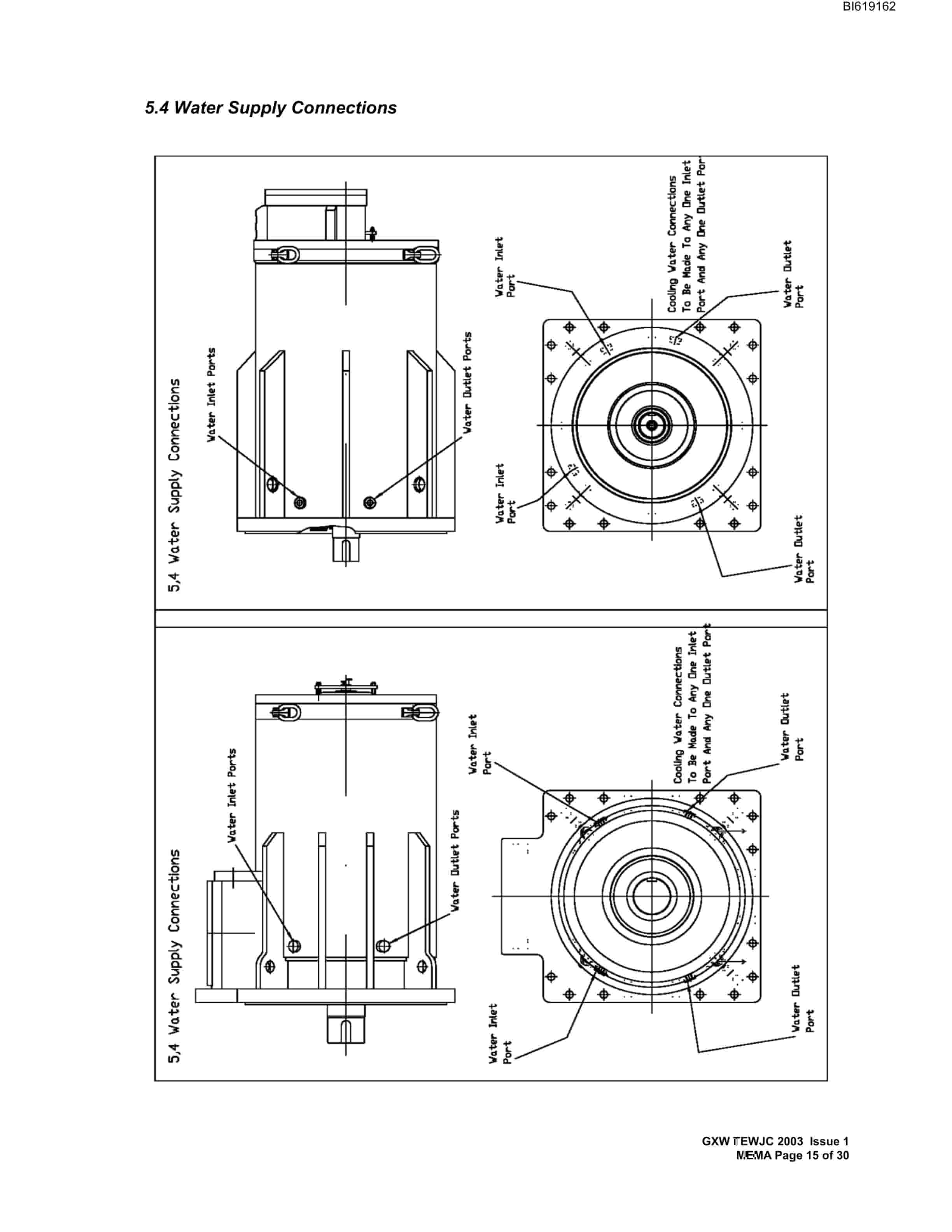 Bucyrus GXW 69 AC 3 Phase TEWJC Technical Manual BI619162-2