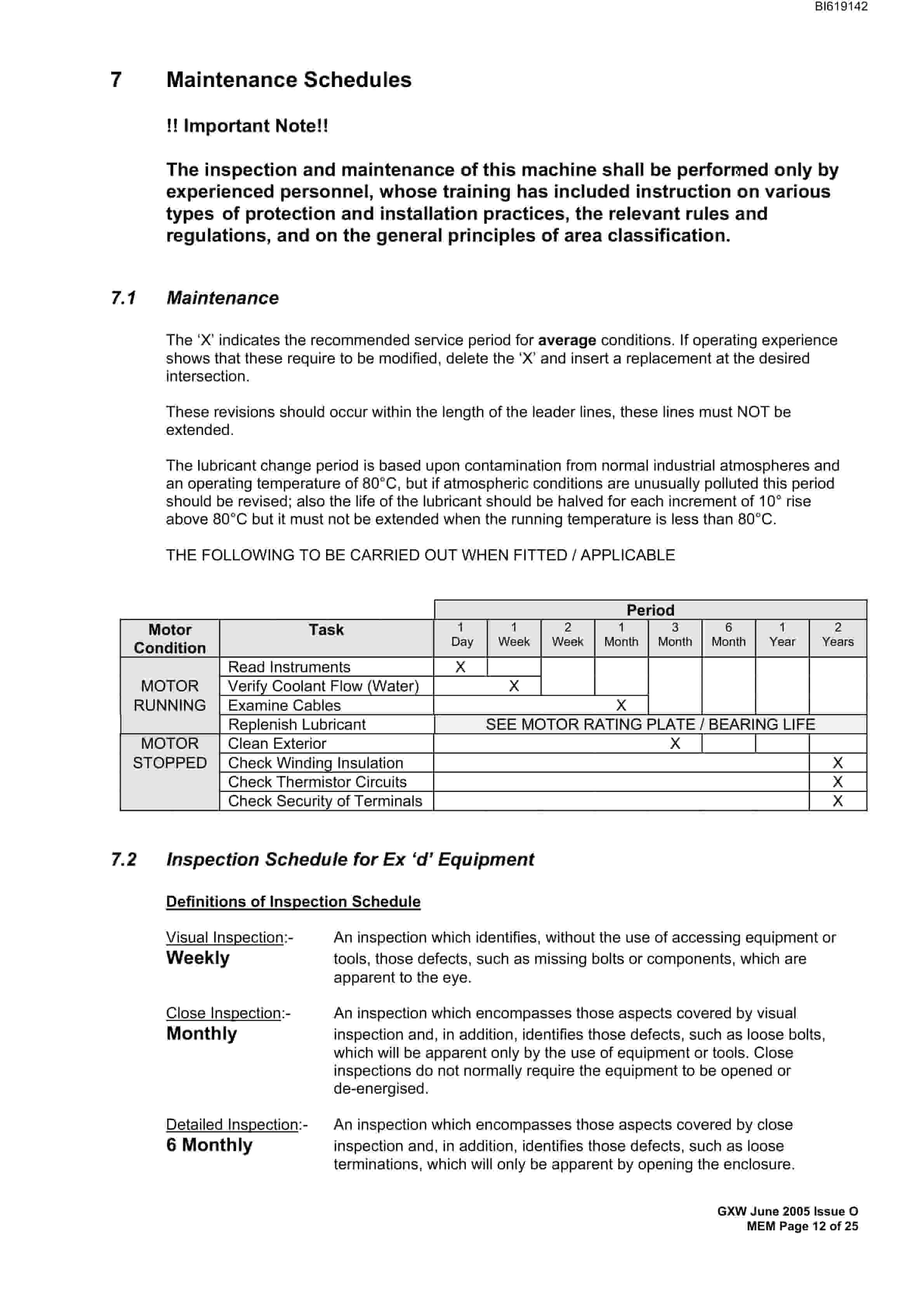 Bucyrus GXW56 540kW AC 3 Phase TEWJC Technical Manual BI619142-2