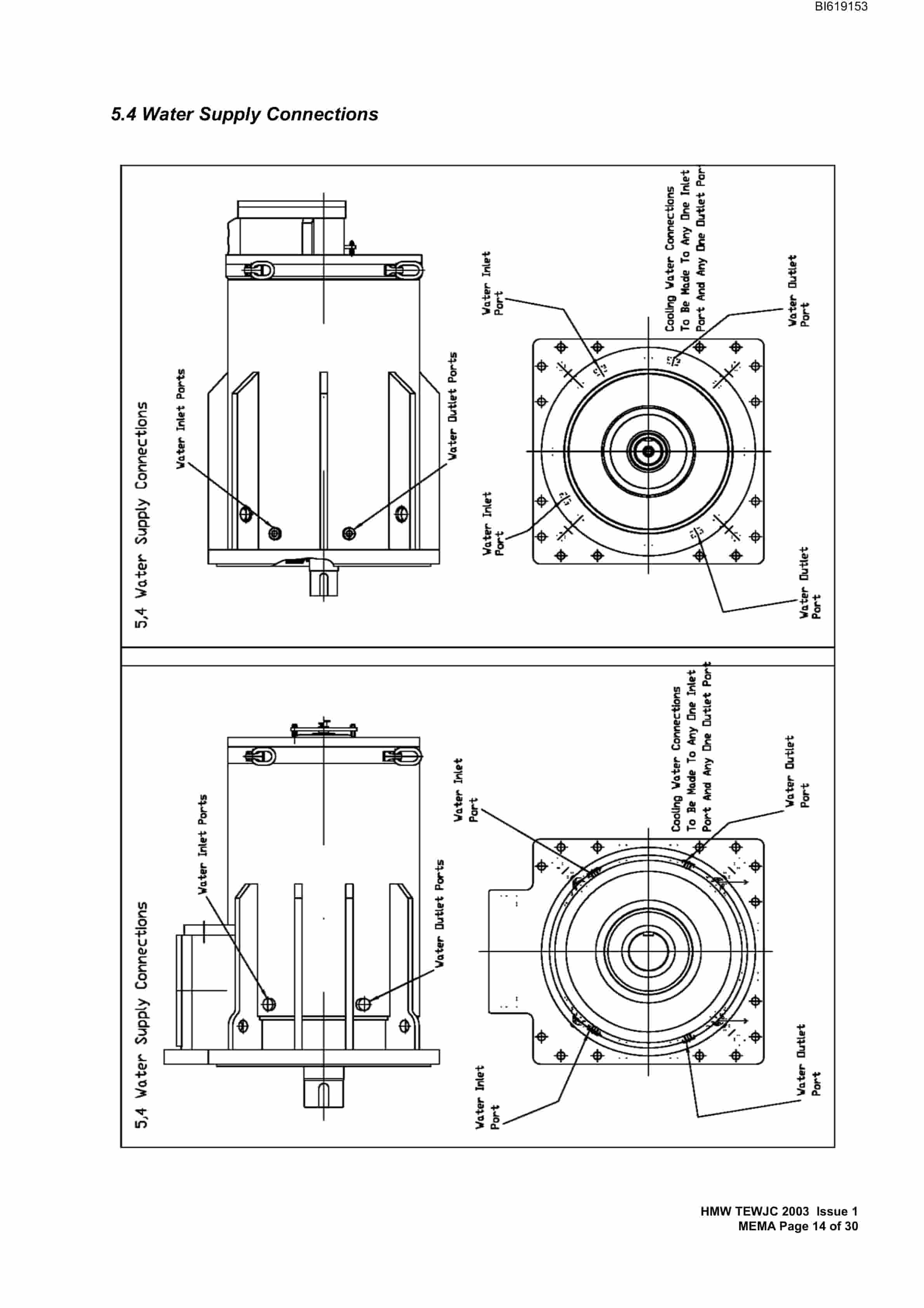 Bucyrus HMW65 855kW AC 3 Phase TEWJC Technical Manual BI619153-2