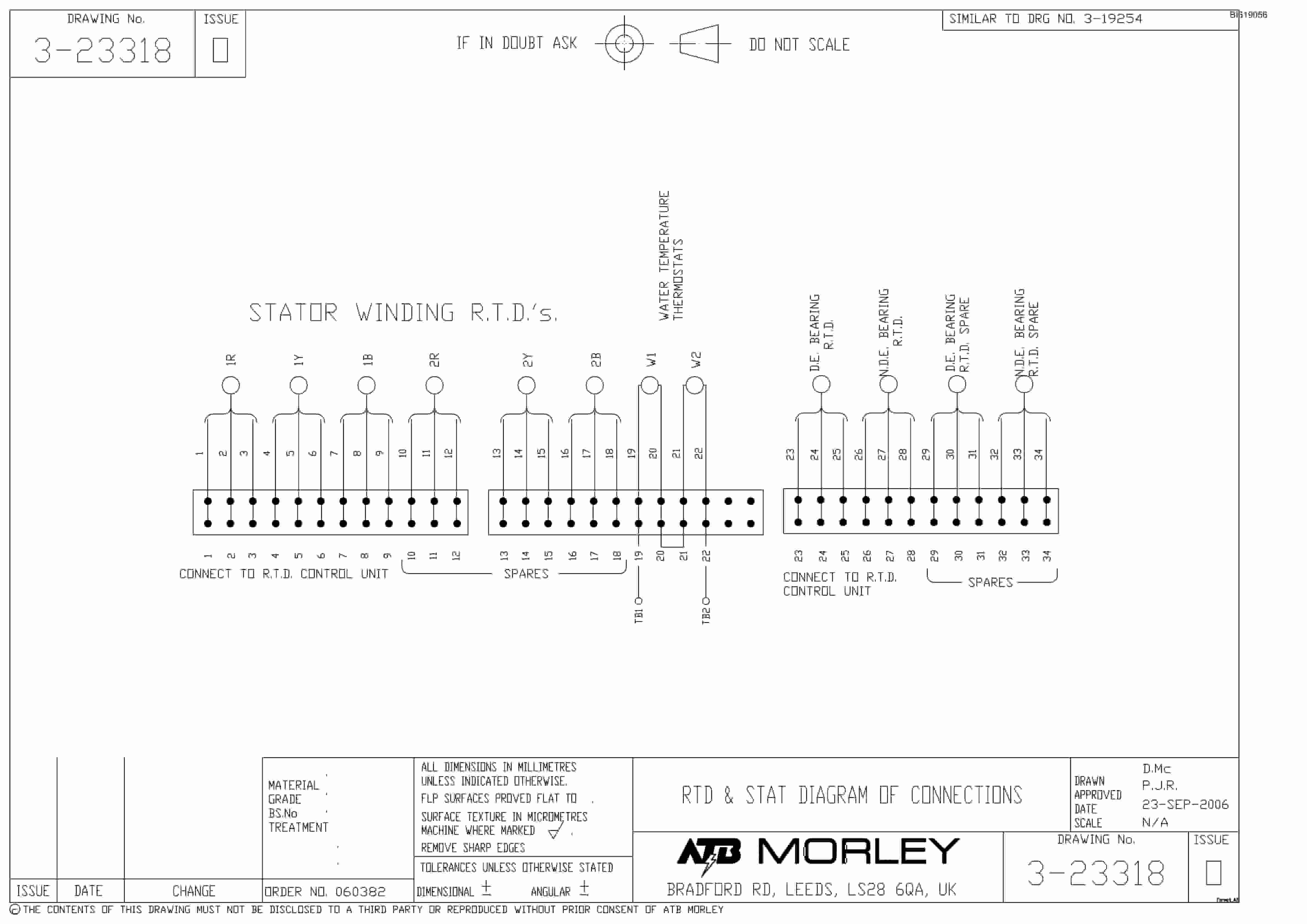 Bucyrus HXW78 1200kW 3300V AC 3 Phase TEWC Technical Manual BI619056-5