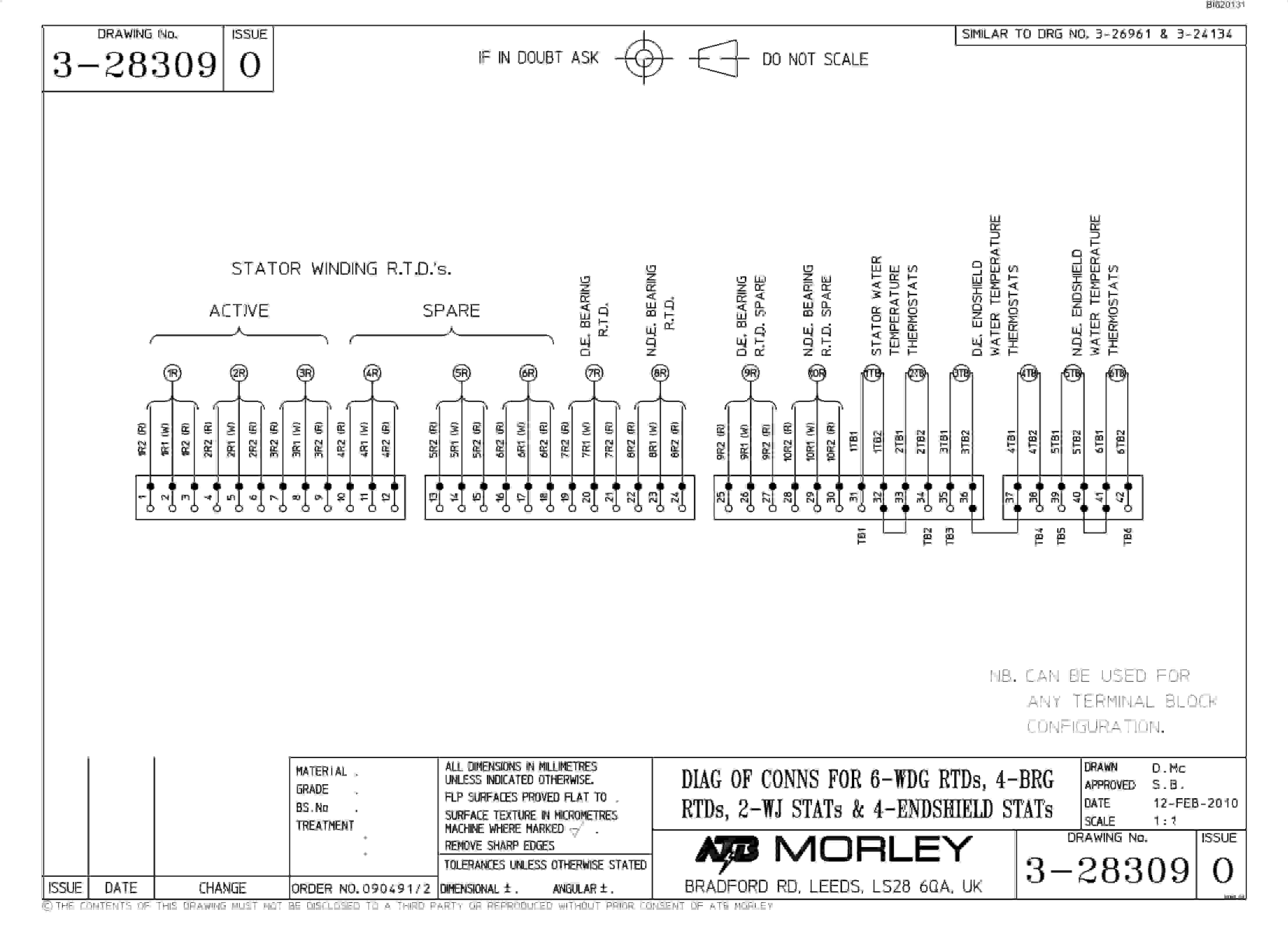 Bucyrus HXW78 1200kW 3300V AC 3 Phase TEWC Technical Manual BI620131-5