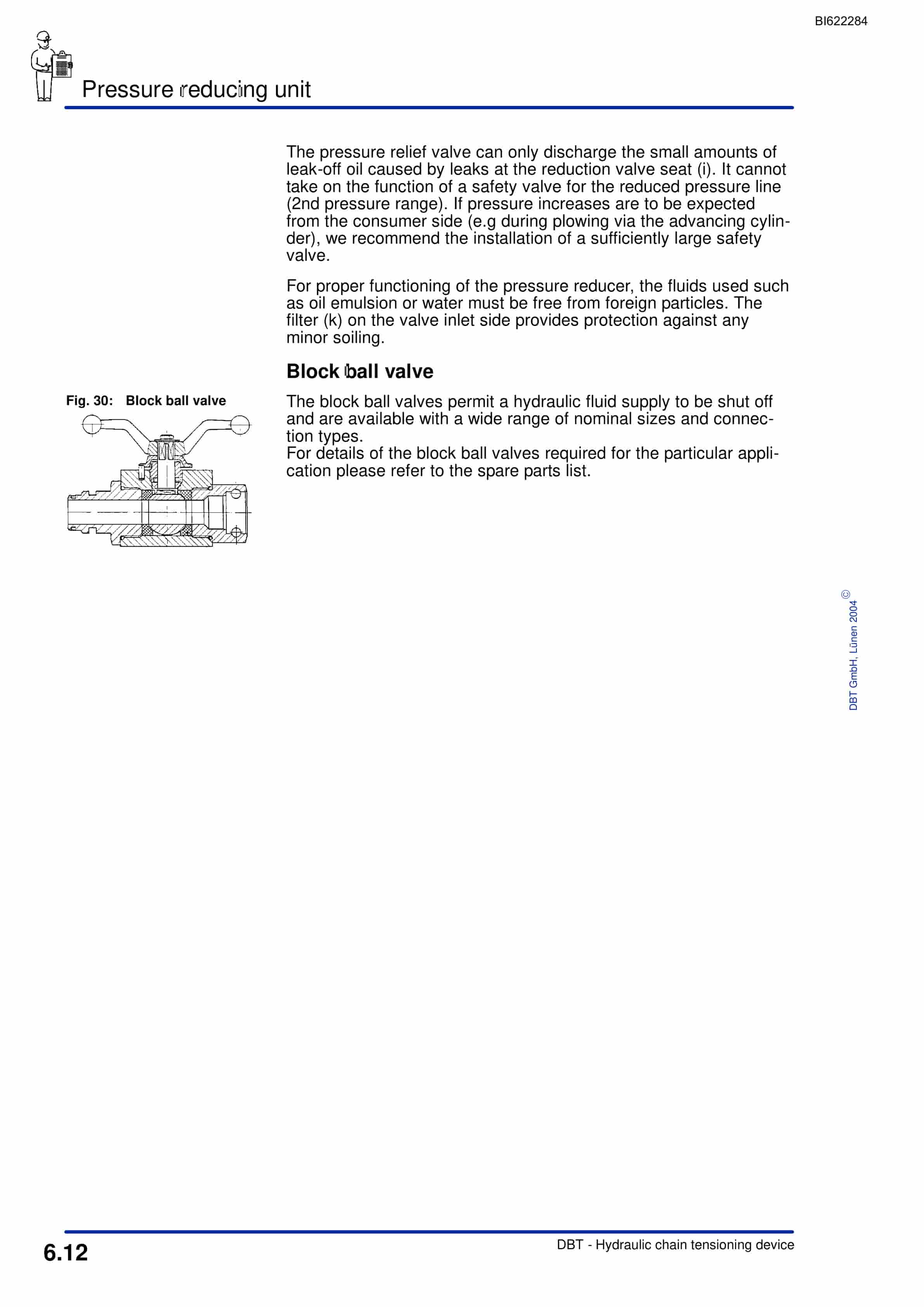 Bucyrus Hydraulic Chain Tensioning Device Technical Manual BI622284-5
