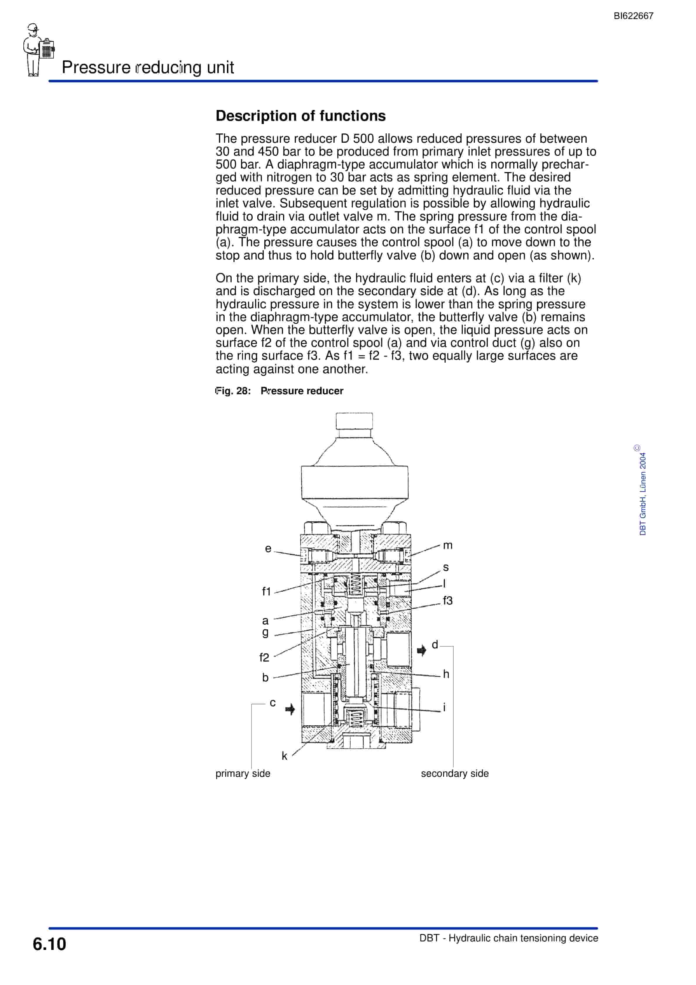 Bucyrus Hydraulic Chain Tensioning Device Technical Manual BI622667-4