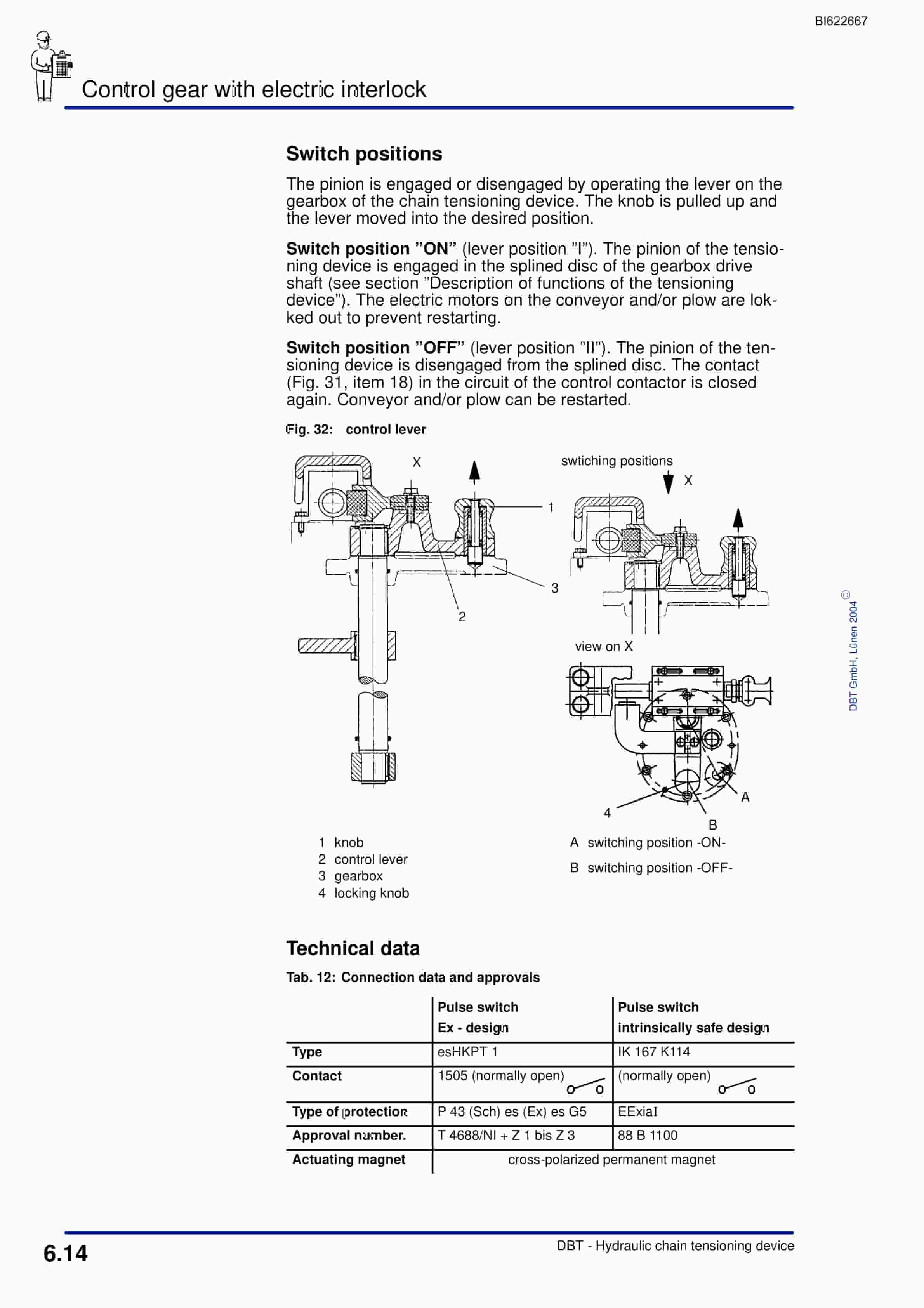 Bucyrus Hydraulic Chain Tensioning Device Technical Manual BI622667-5