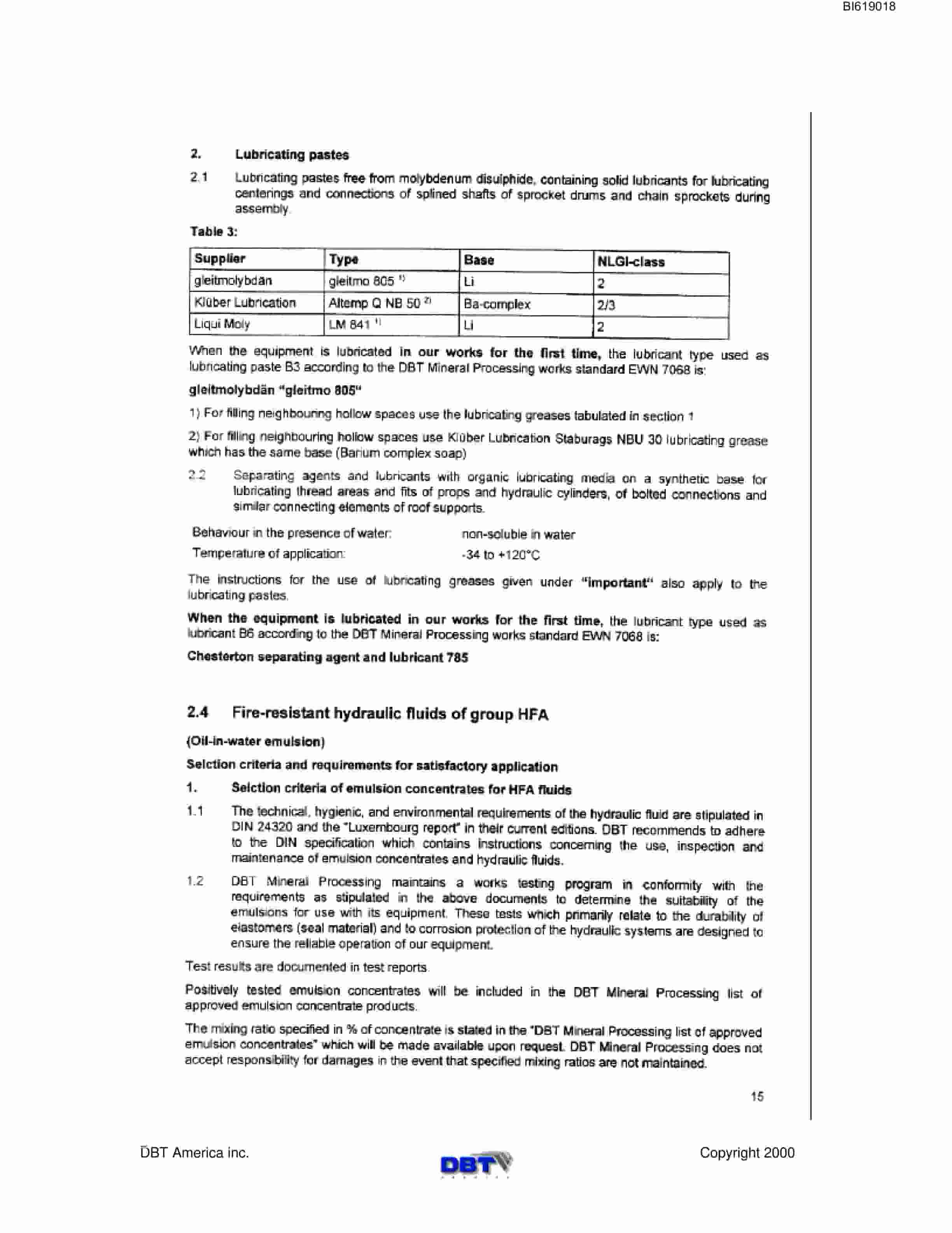 Bucyrus Impact Crusher SB 0815 Technical Manual BI619018-2