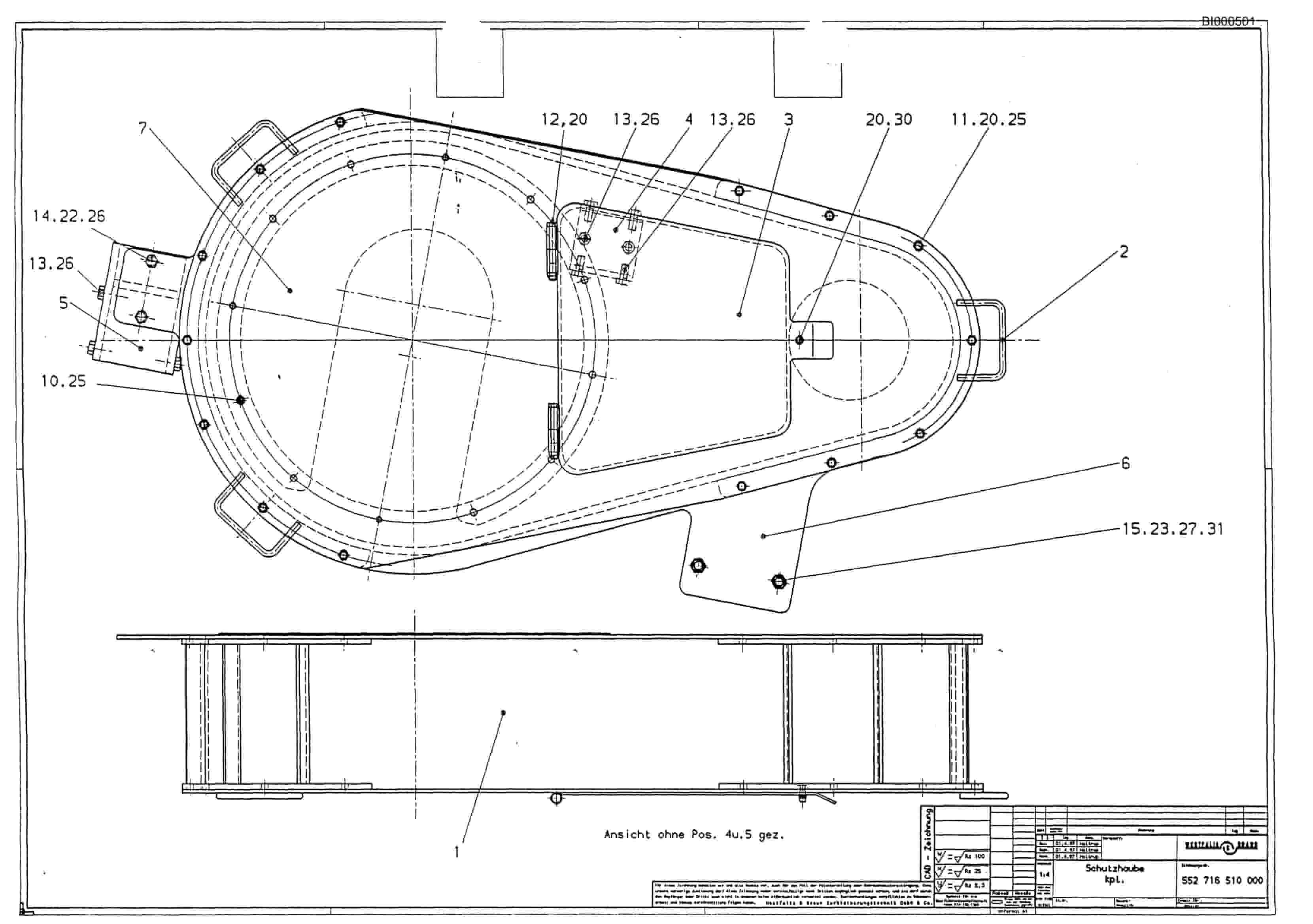 Bucyrus Impact Crusher SB 0914 Parts Catalog BI000501-3