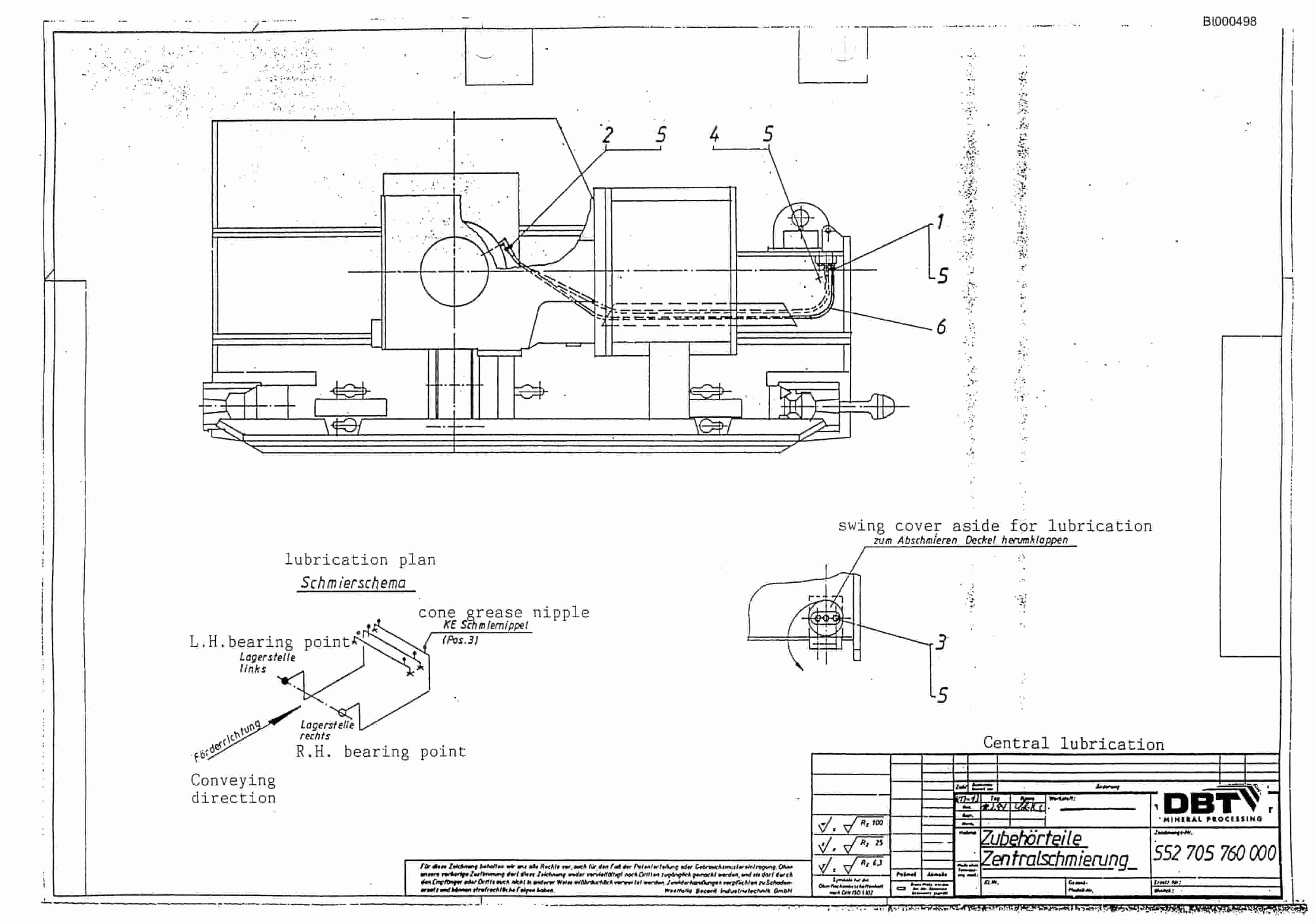 Bucyrus Impact Crusher SB 0916 PF4-1332 Parts Catalog BI000498-4