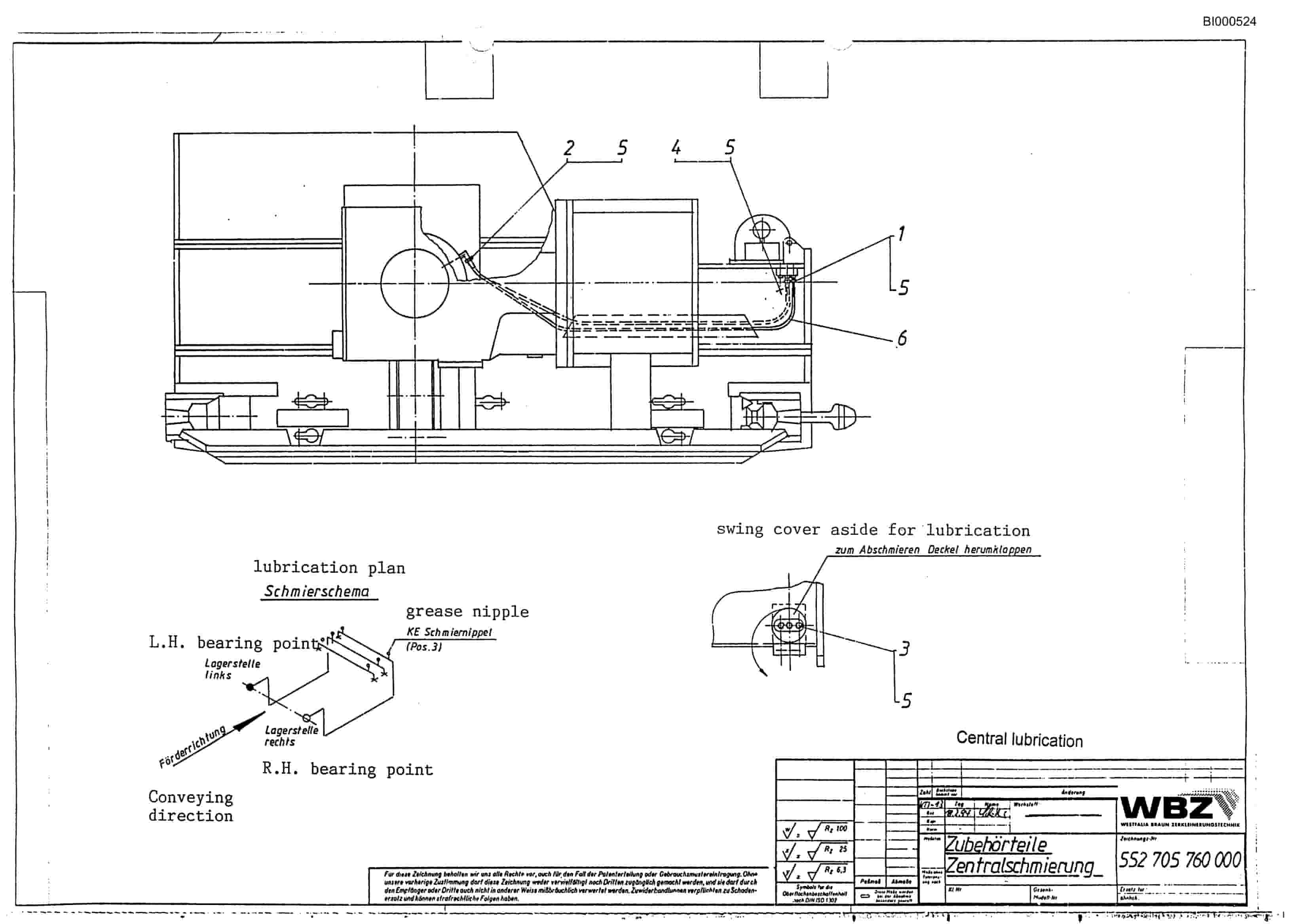 Bucyrus Impact Crusher SB 0916 PF4-1332 Parts Catalog BI000524-4