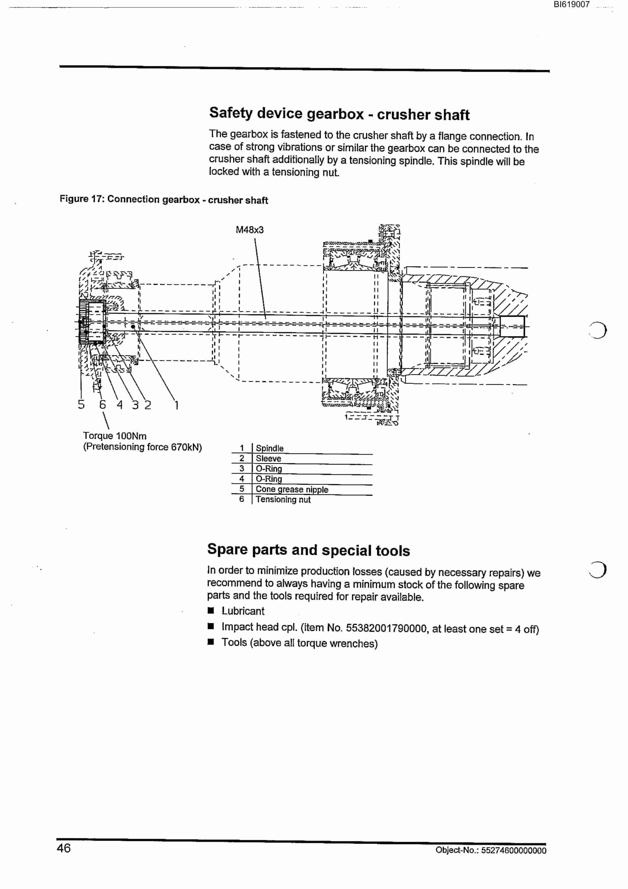 Bucyrus Impact Roll Crusher SK 1118 Technical Manual BI619007-5