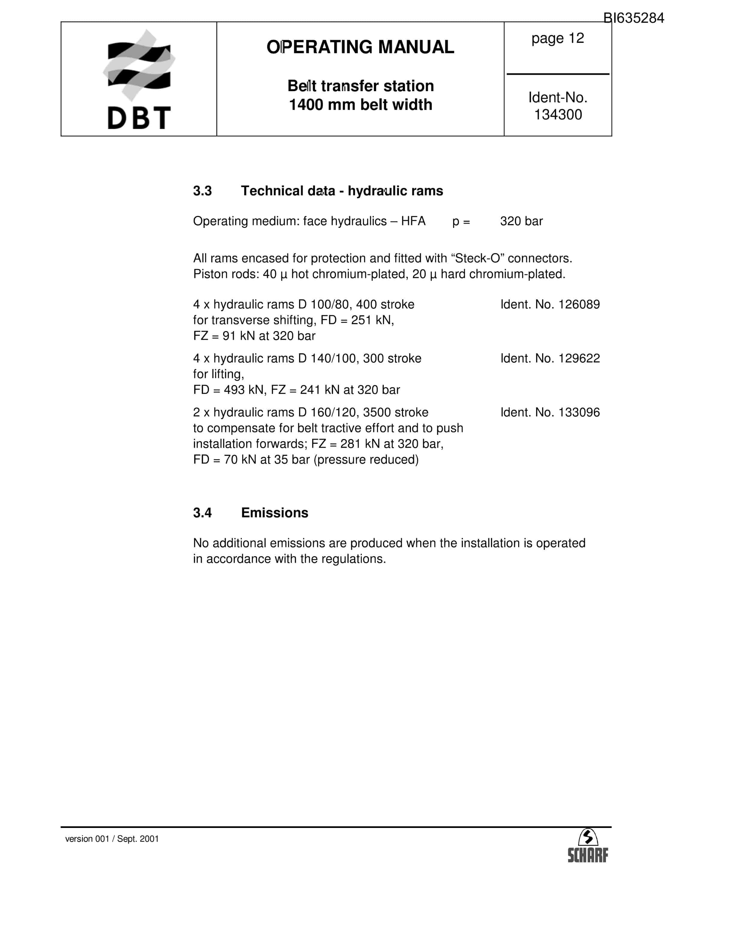 Bucyrus JINCHENG Beam Stage Loader PF 4-1332 Parts Catalog BI635284-4
