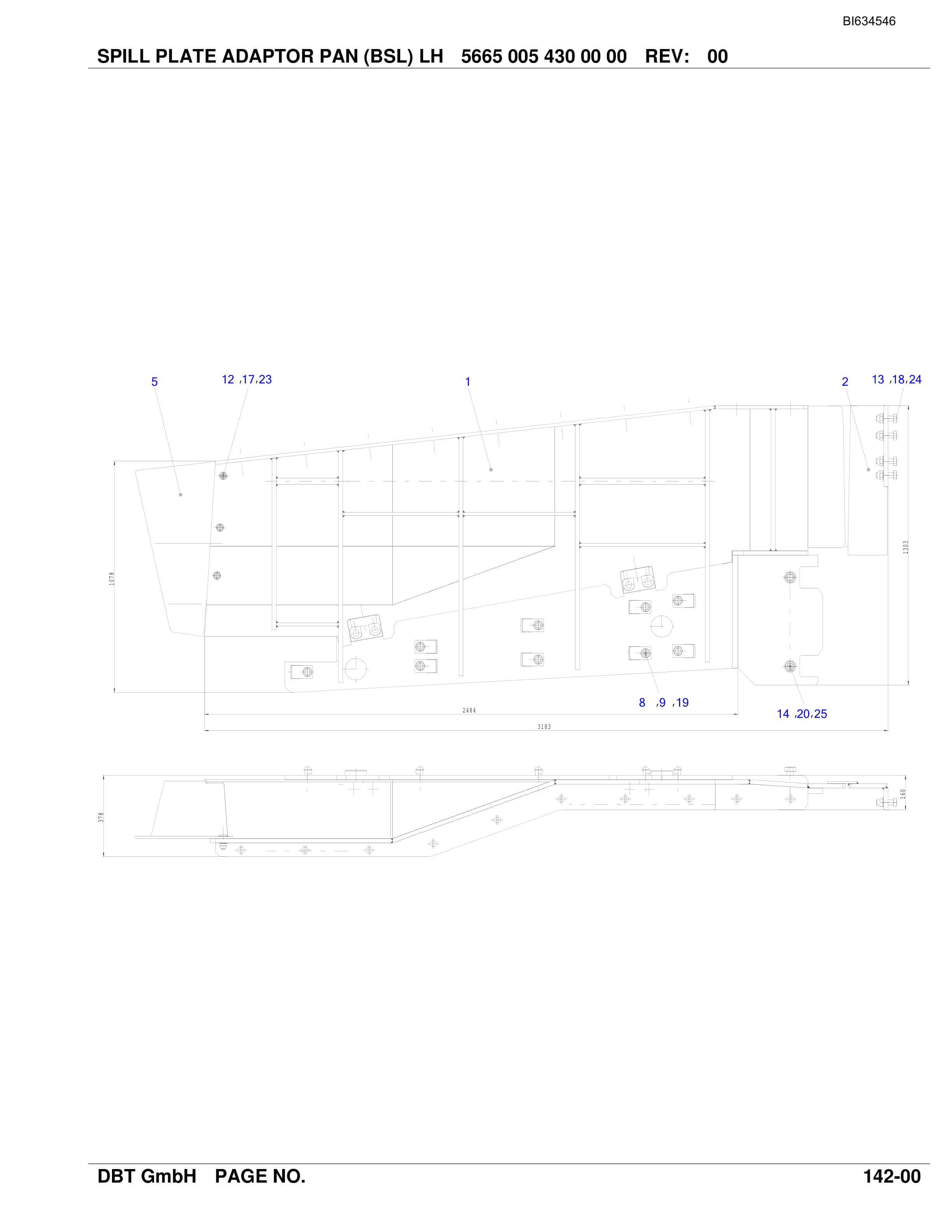 Bucyrus JINGCHEN-CHINA AFC S-PF 4-1132 LH Parts Catalog BI634546-2