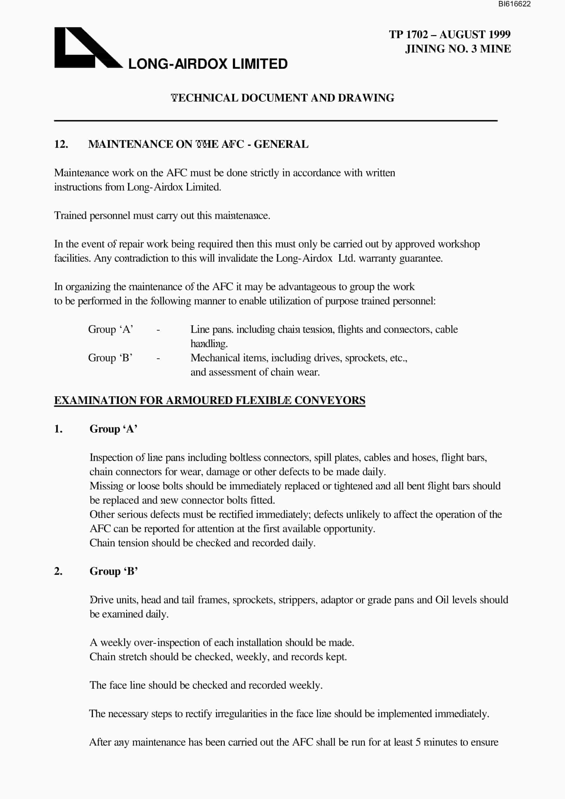 Bucyrus Jining No.3 Mining Technical Manual BI616622-2