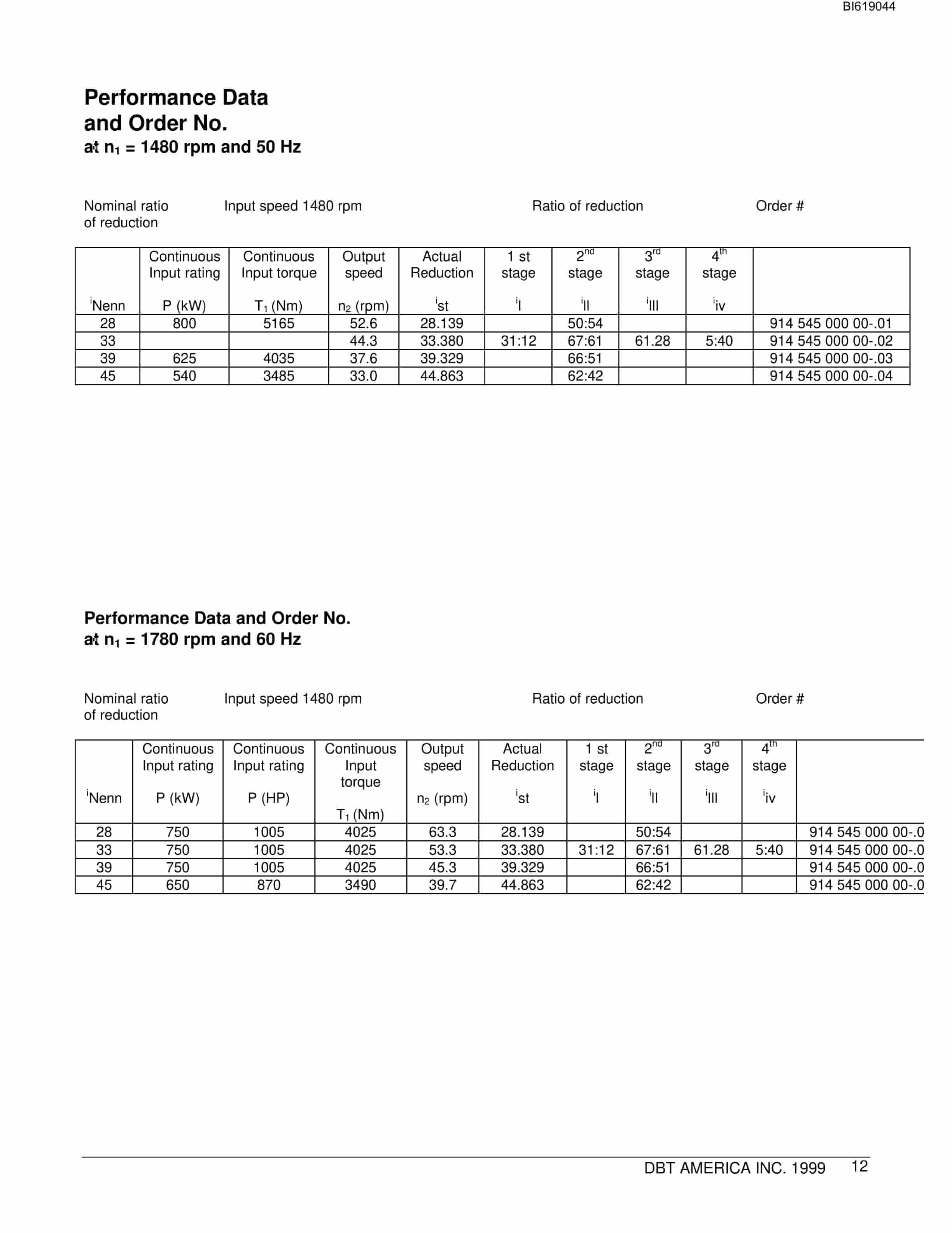 Bucyrus KP-45 Gearbox Technical Manual BI619044-2