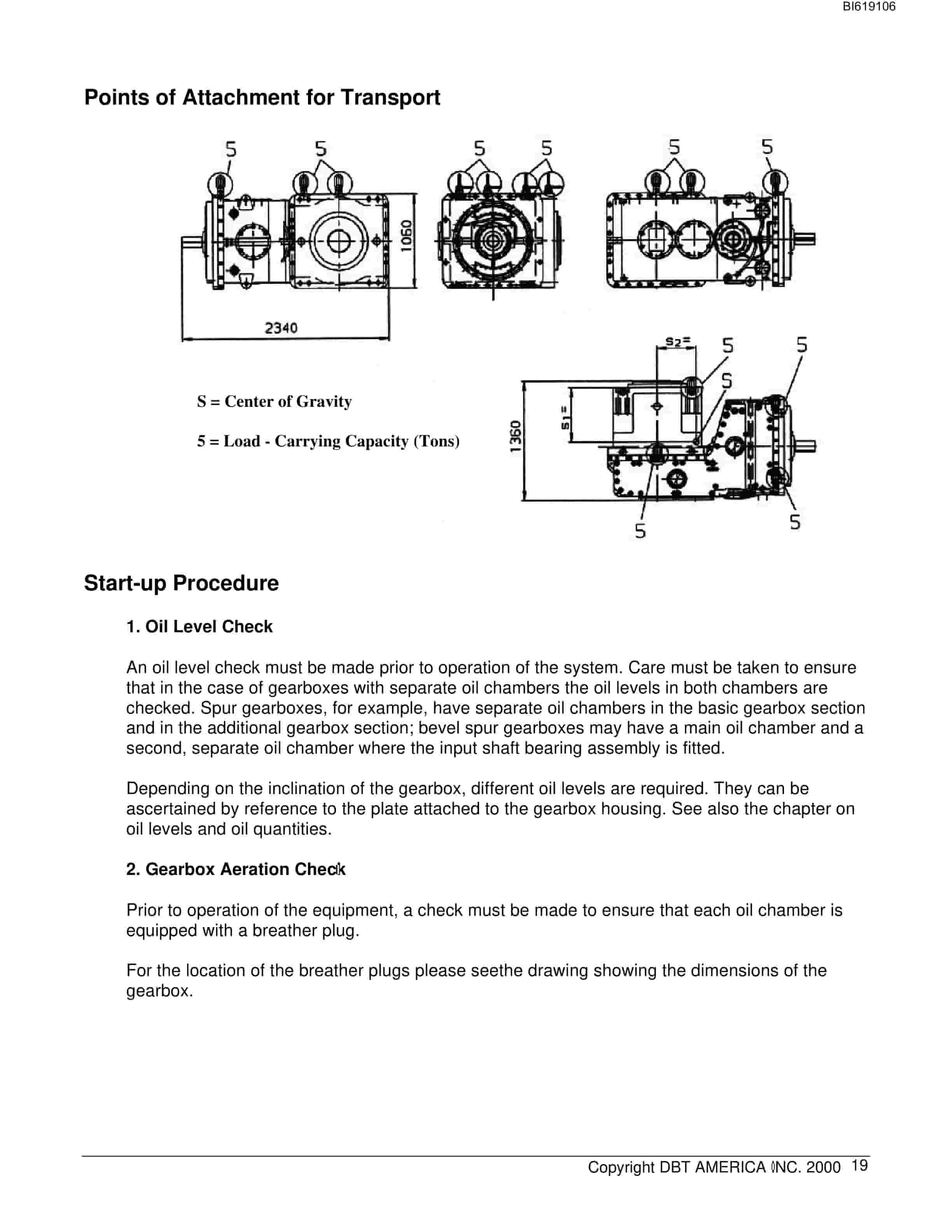 Bucyrus KP-45 Gearbox Technical Manual BI619106-5