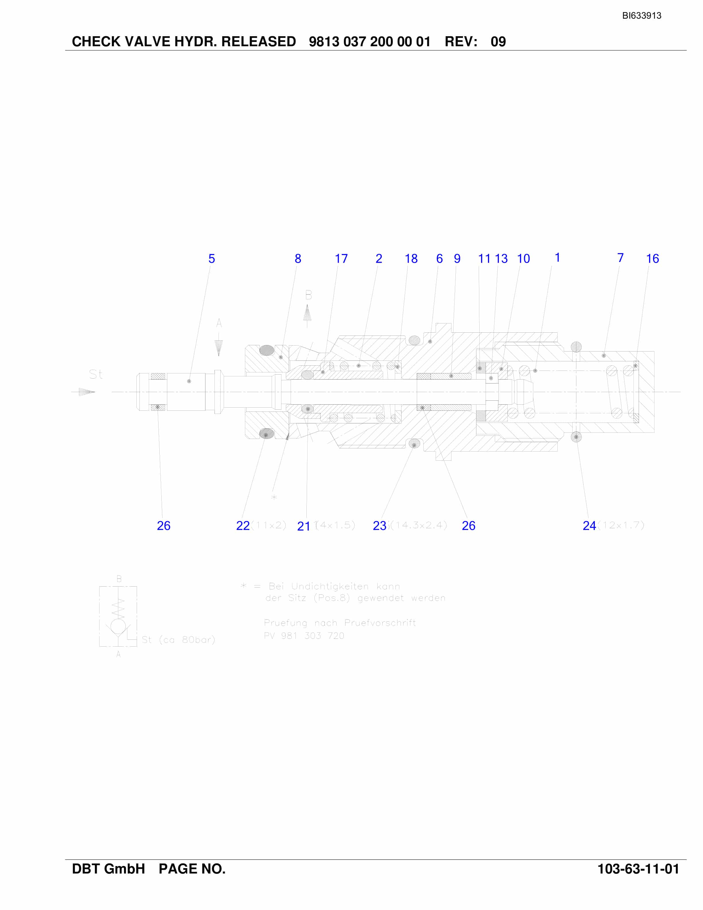 Bucyrus KYRGAJSKAJA Coal Mine DBT Shield Support Parts Catalog BI633913-3