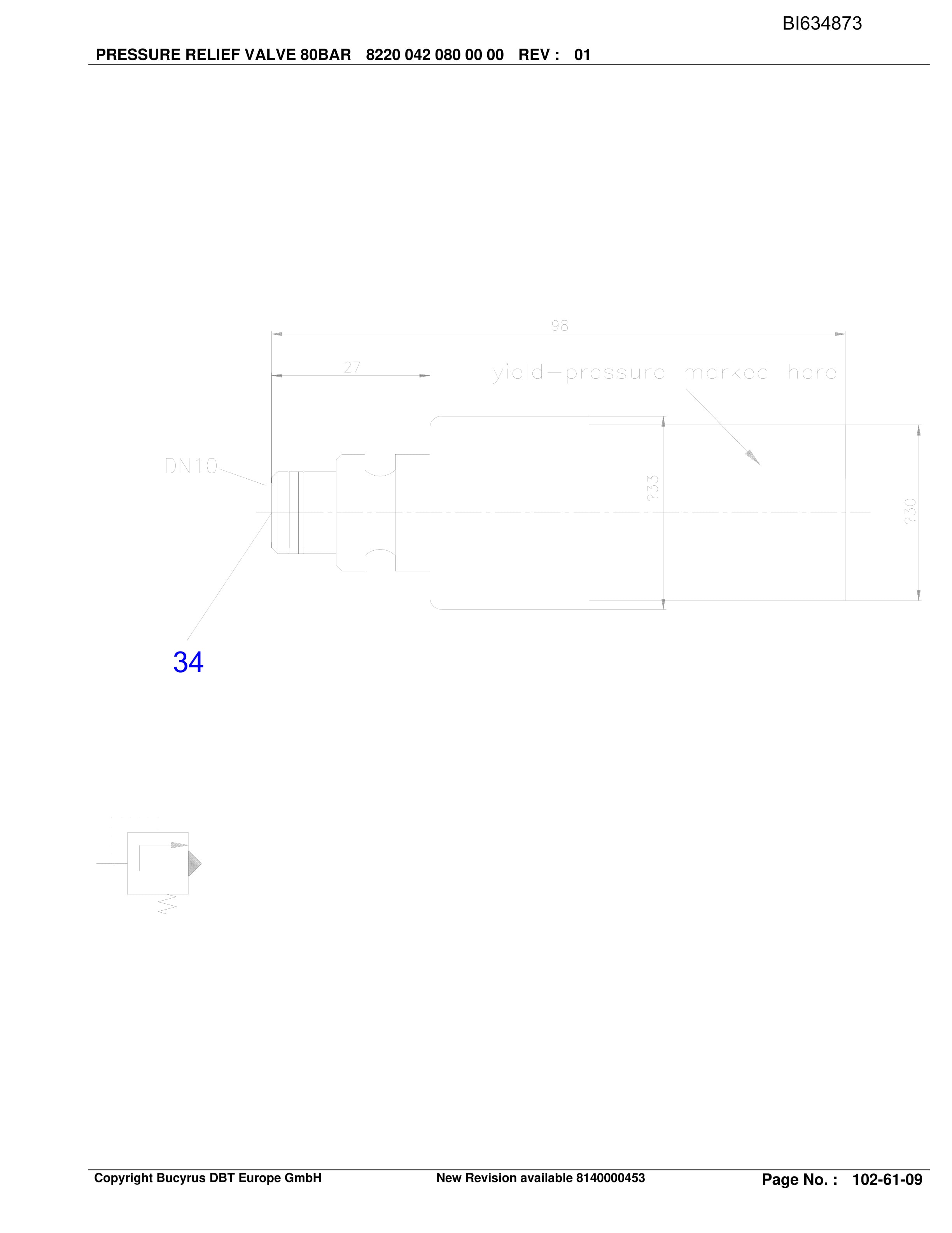 Bucyrus LAZY Roof Support And Supply Parts Catalog BI634873-3
