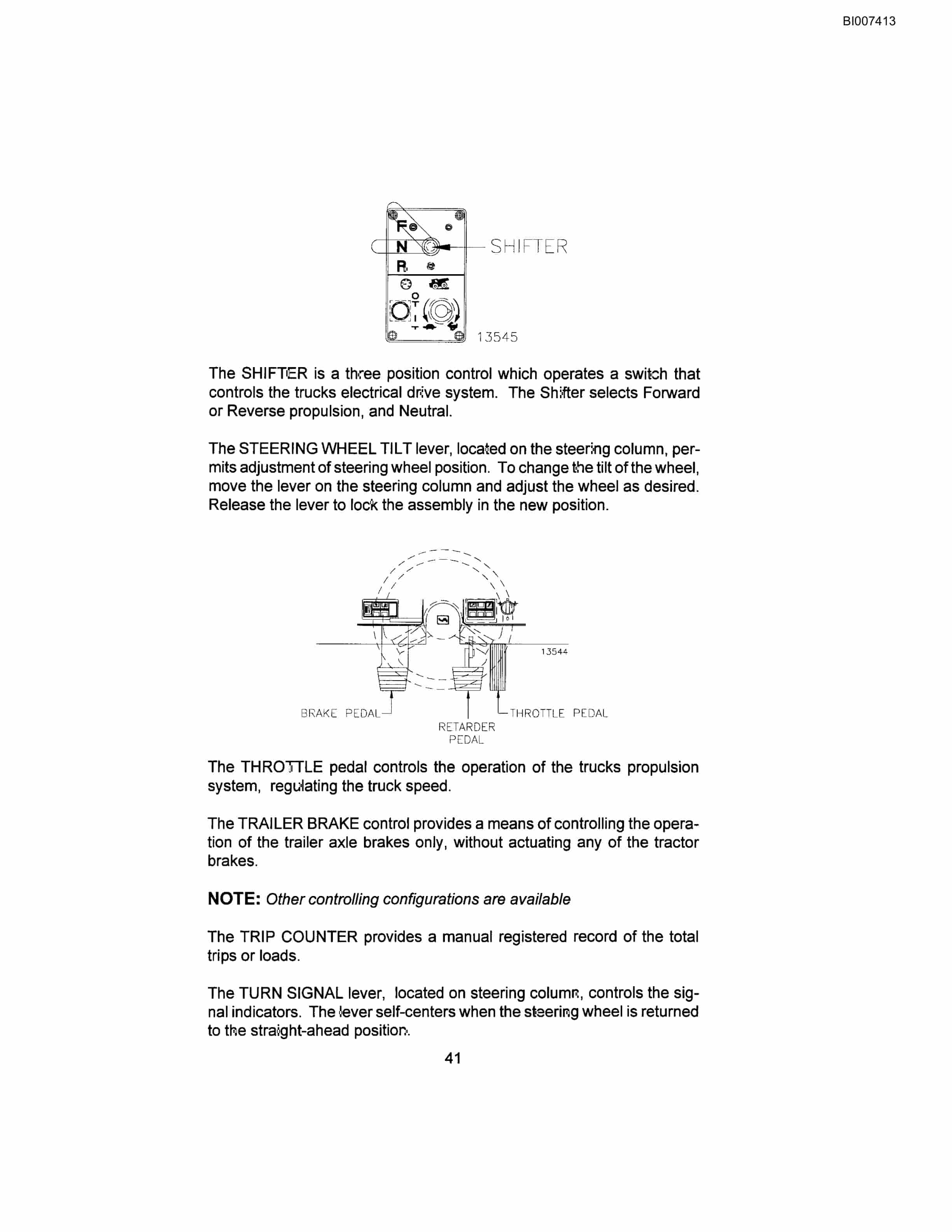 Bucyrus Lectra Haul Trucks Technical Manual BI007413-2
