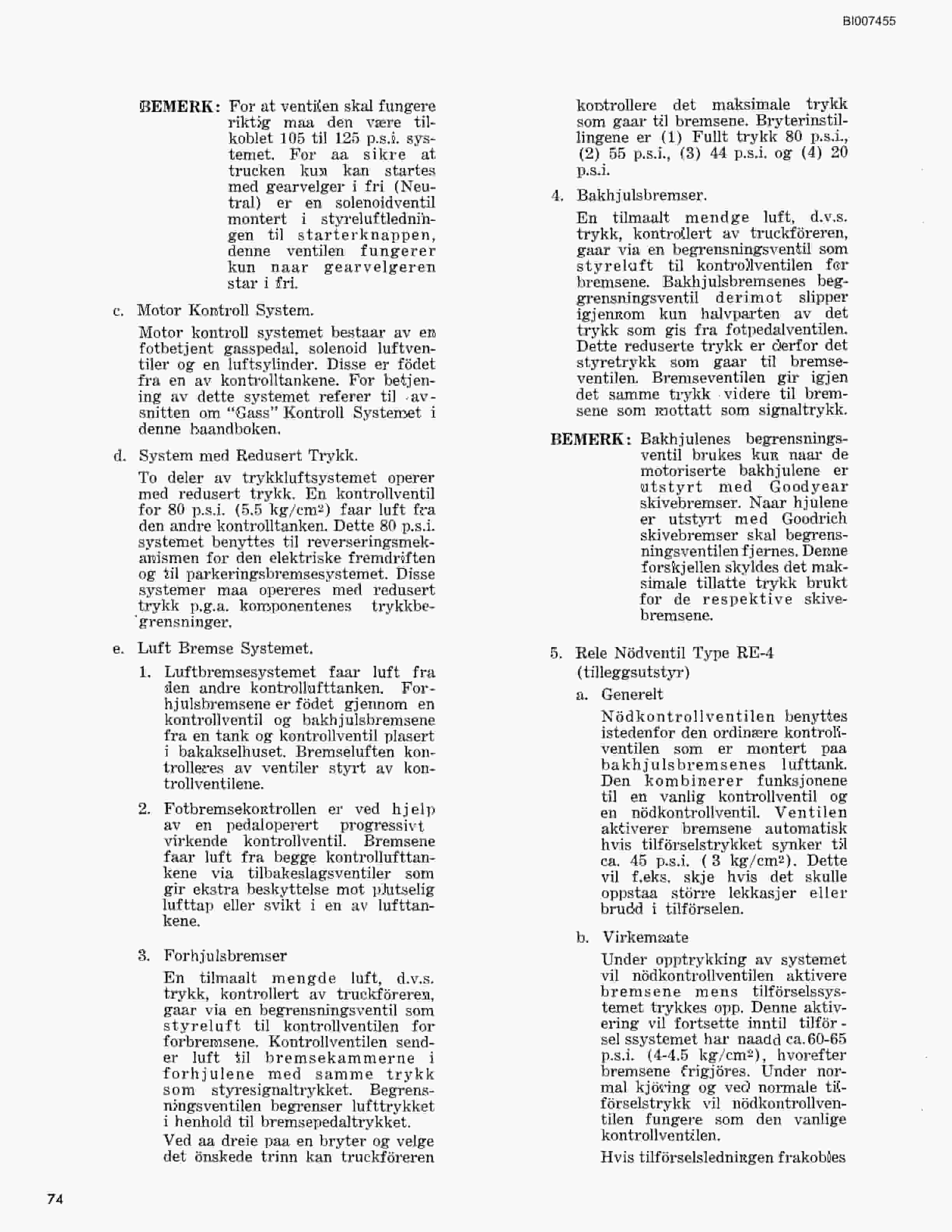 Bucyrus Lectra Haul Trucks Technical Manual BI007455-2
