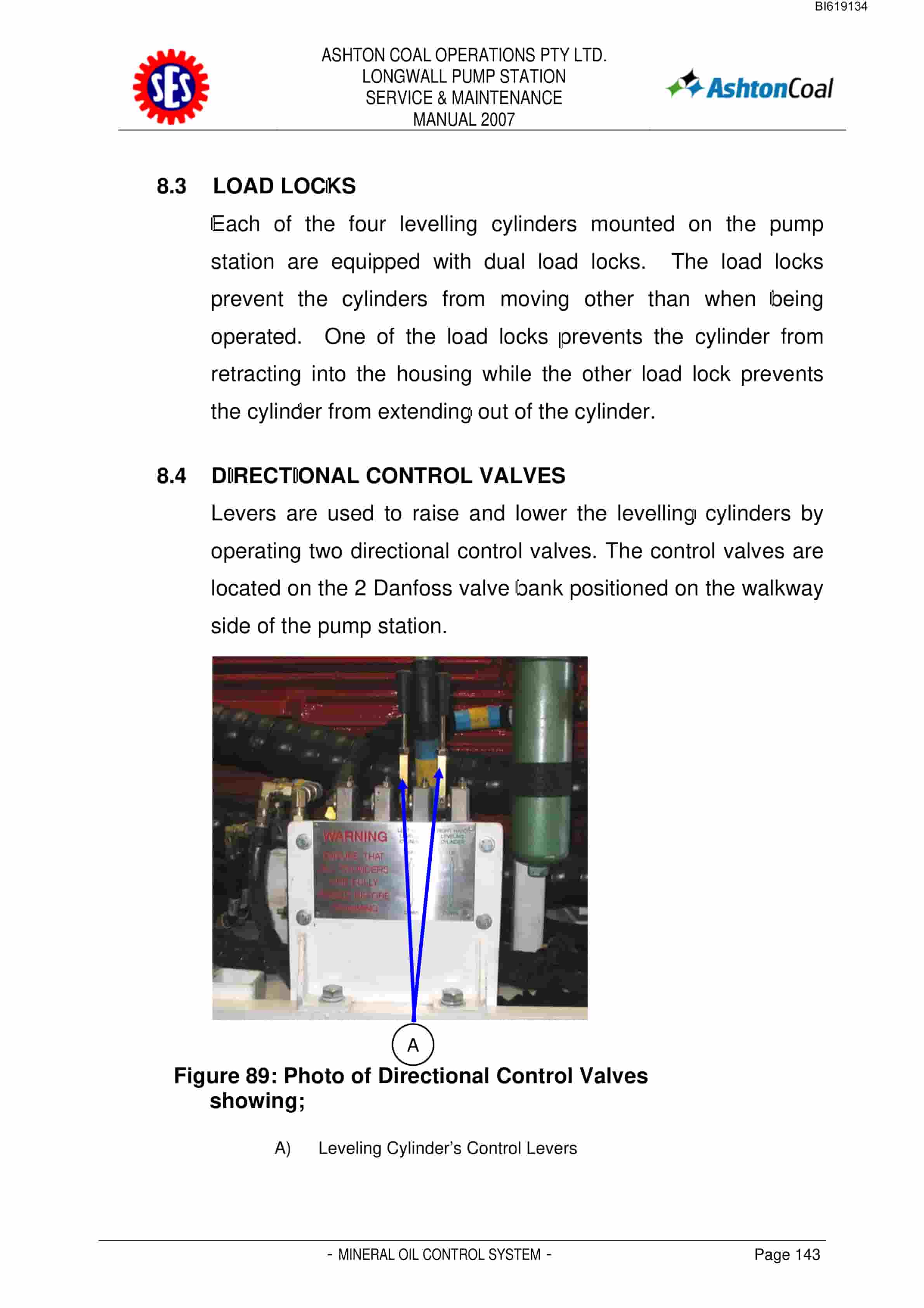 Bucyrus Longwall Pump Station Technical Manual BI619134-3