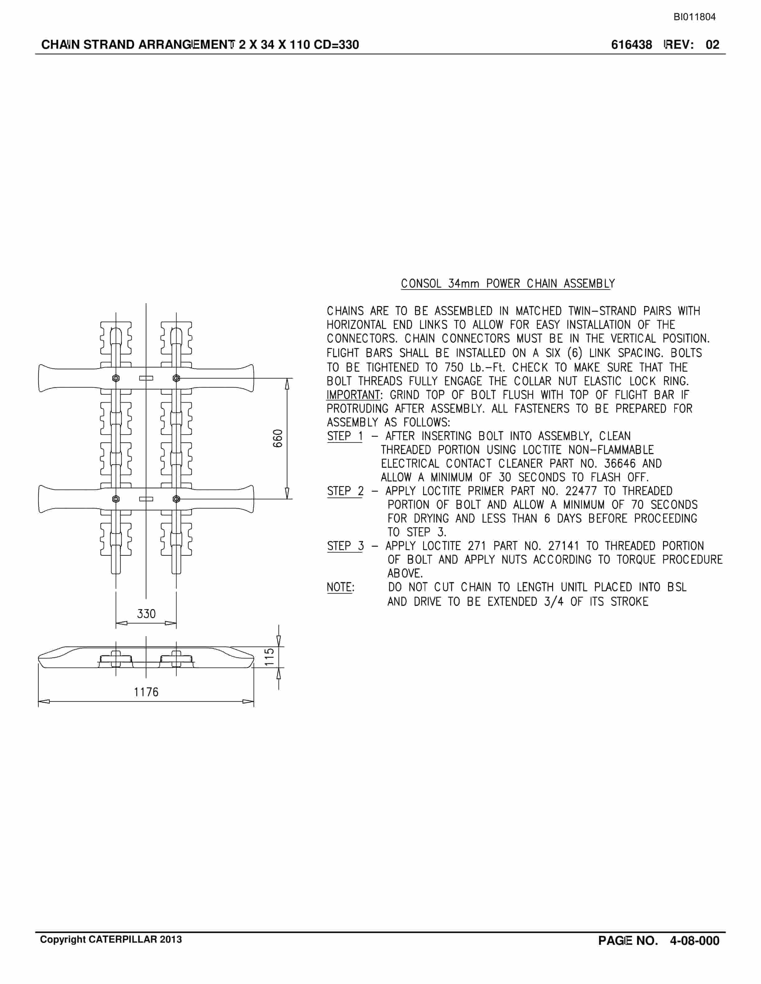 Bucyrus Longwall System Parts Catalog BI011804-4