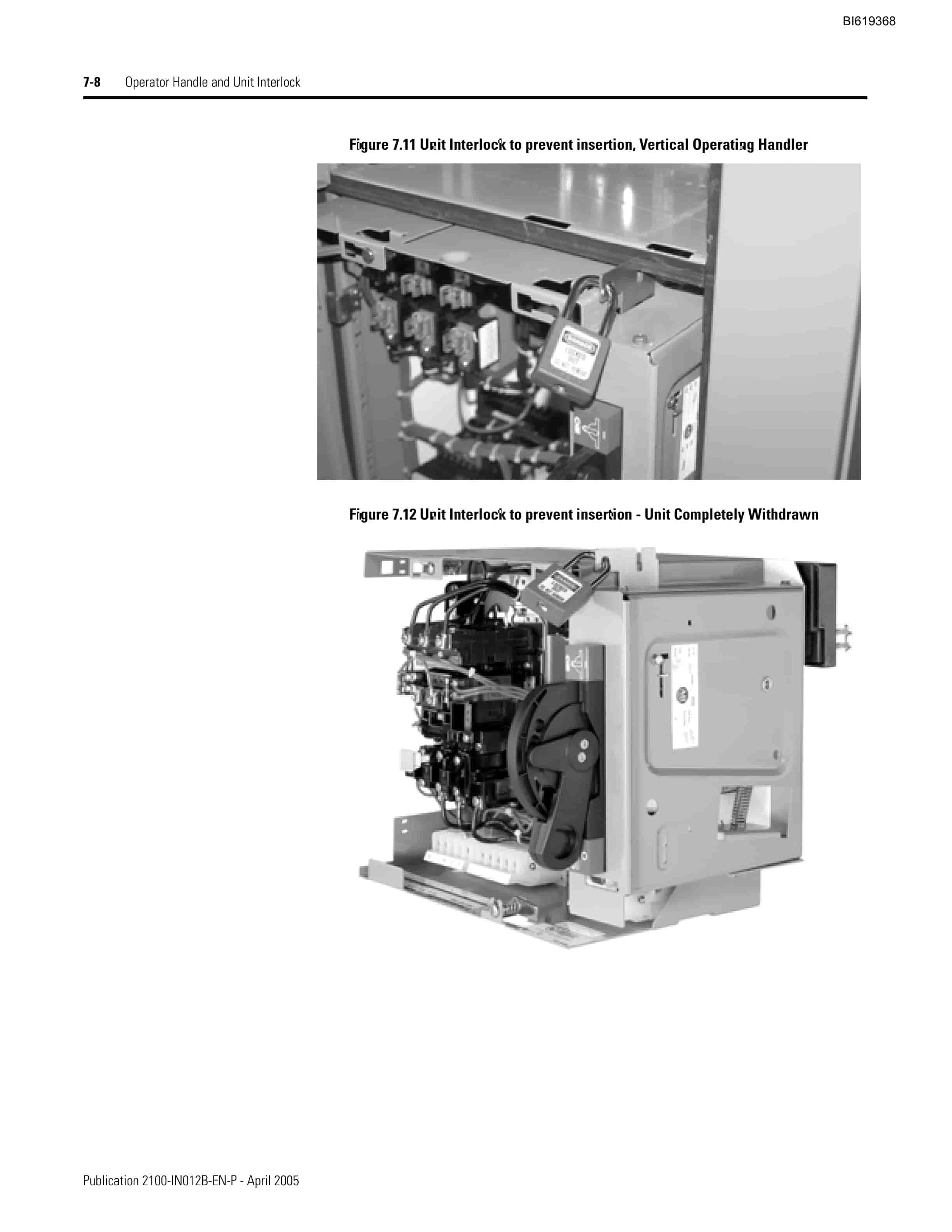 Bucyrus Low Voltage Motor Control Centers Technical Manual BI619368-4