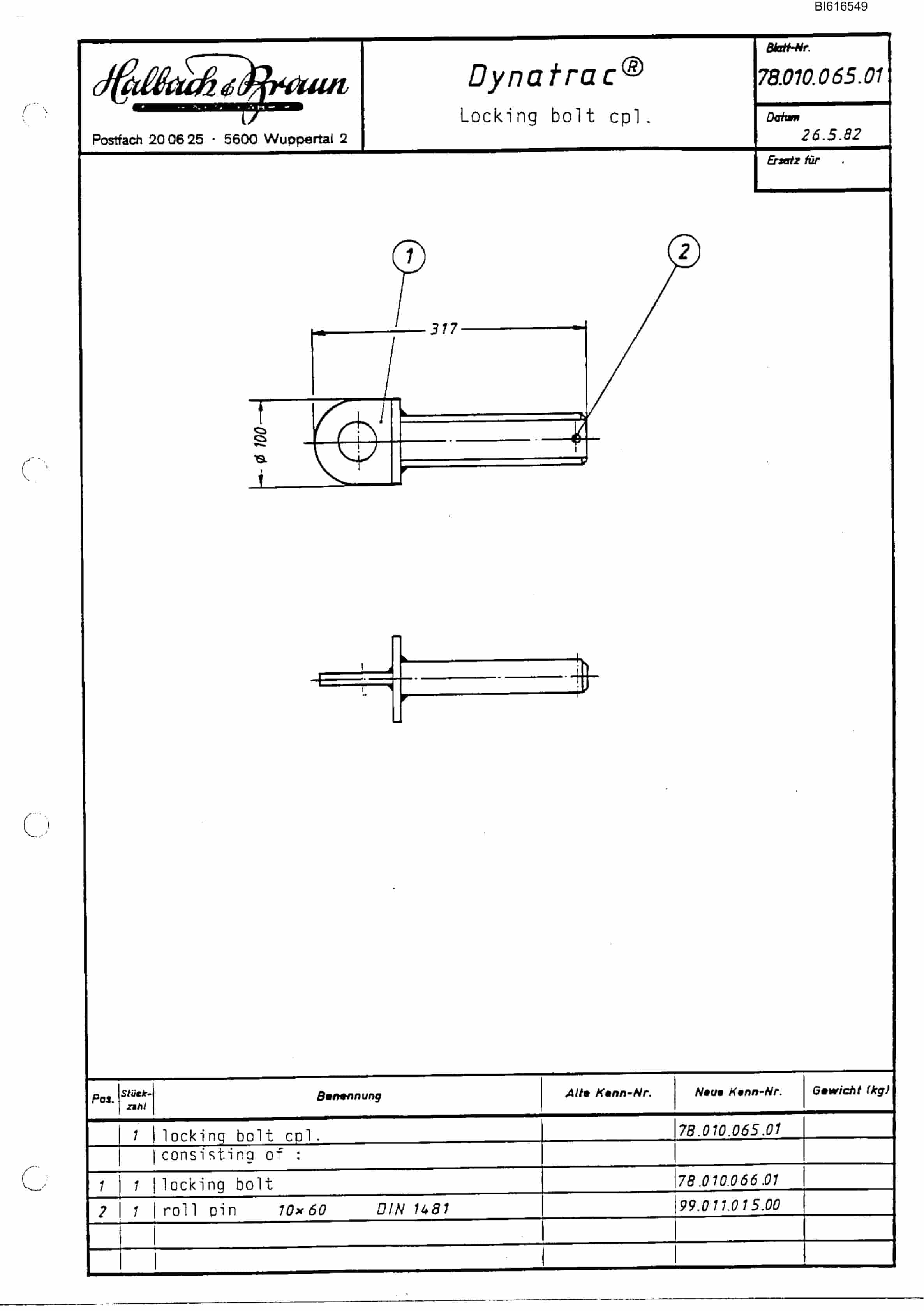 Bucyrus M00409 DBT Australia Technical Manual BI616549-4