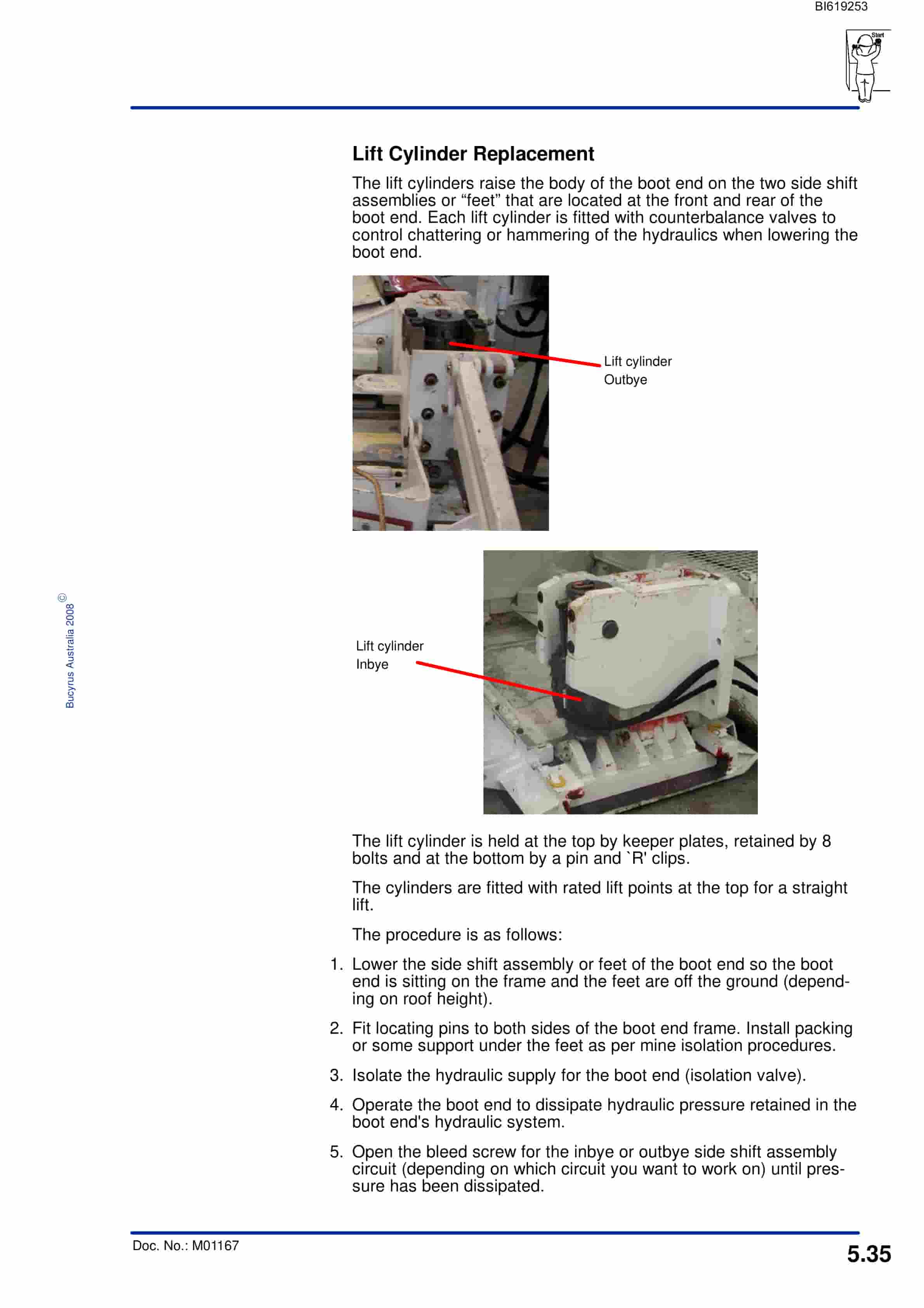 Bucyrus Metropolitan Bootend Technical Manual BI619253-4