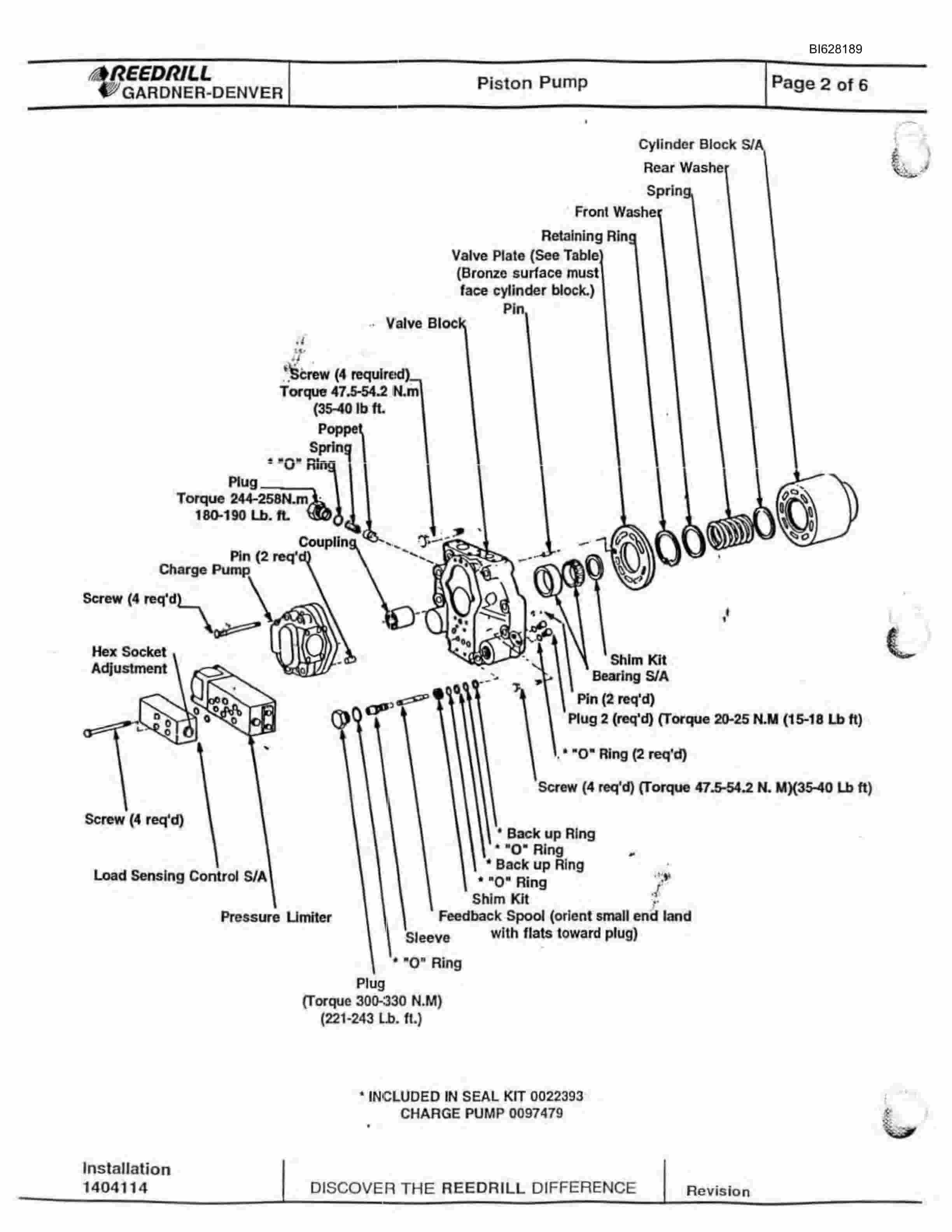 Bucyrus MK20HE Electric Hydraulic Jumbo Parts Catalog BI628189-4