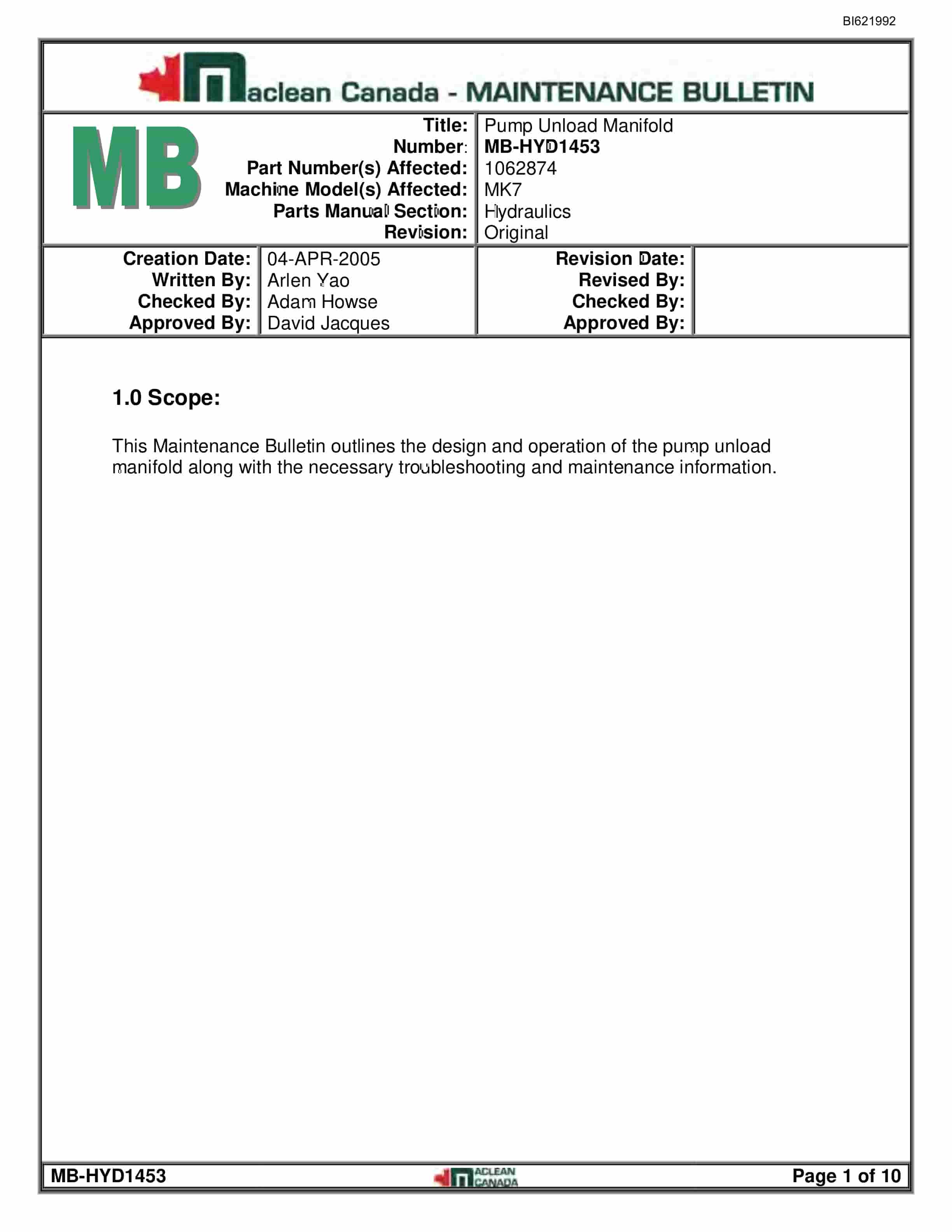 Bucyrus MK7 Electric-Hydraulic Two Boom Jumbo Technical Manual BI621992-2