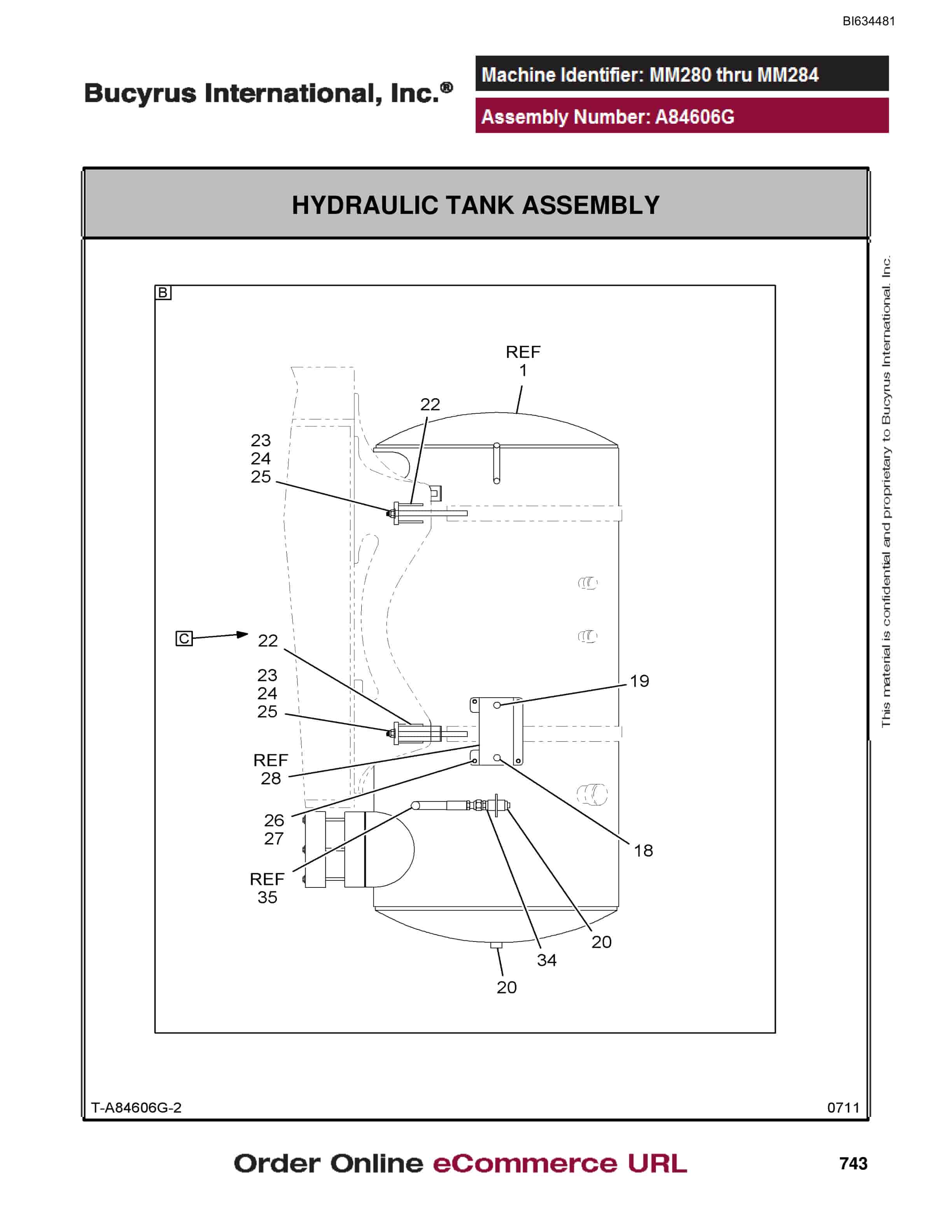 Bucyrus MT3300 AC Parts Catalog BI634481-5