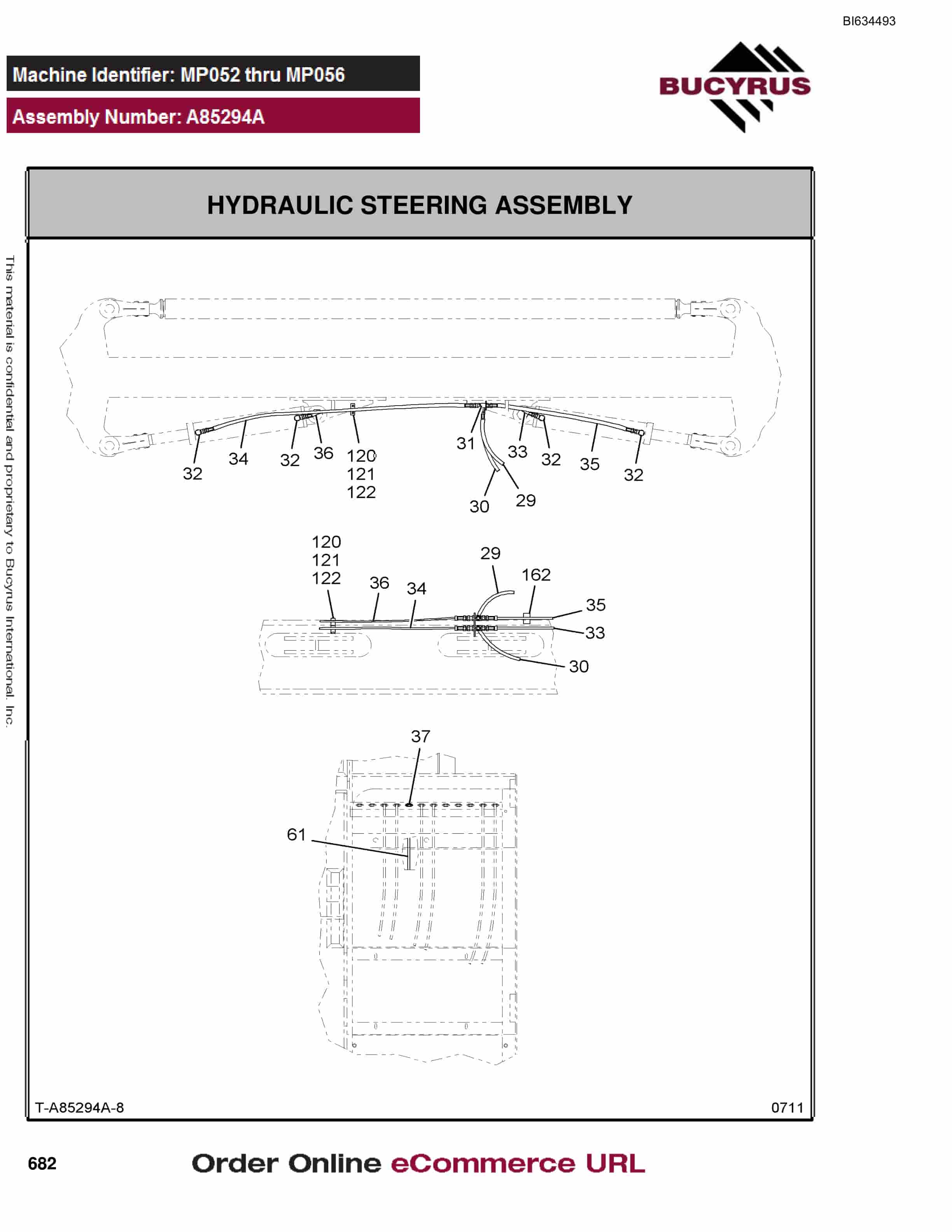 Bucyrus MT5500 Parts Catalog BI634493-5