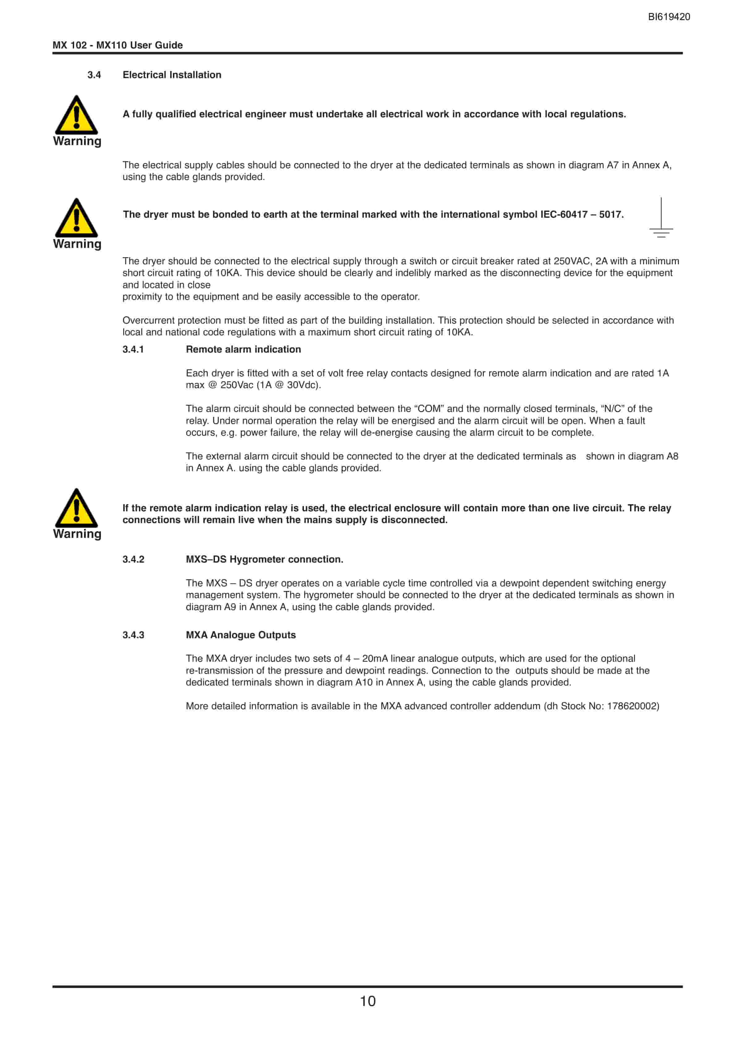 Bucyrus MX102 - MX110 Pneudri Maxi Technical Manual BI619420-2