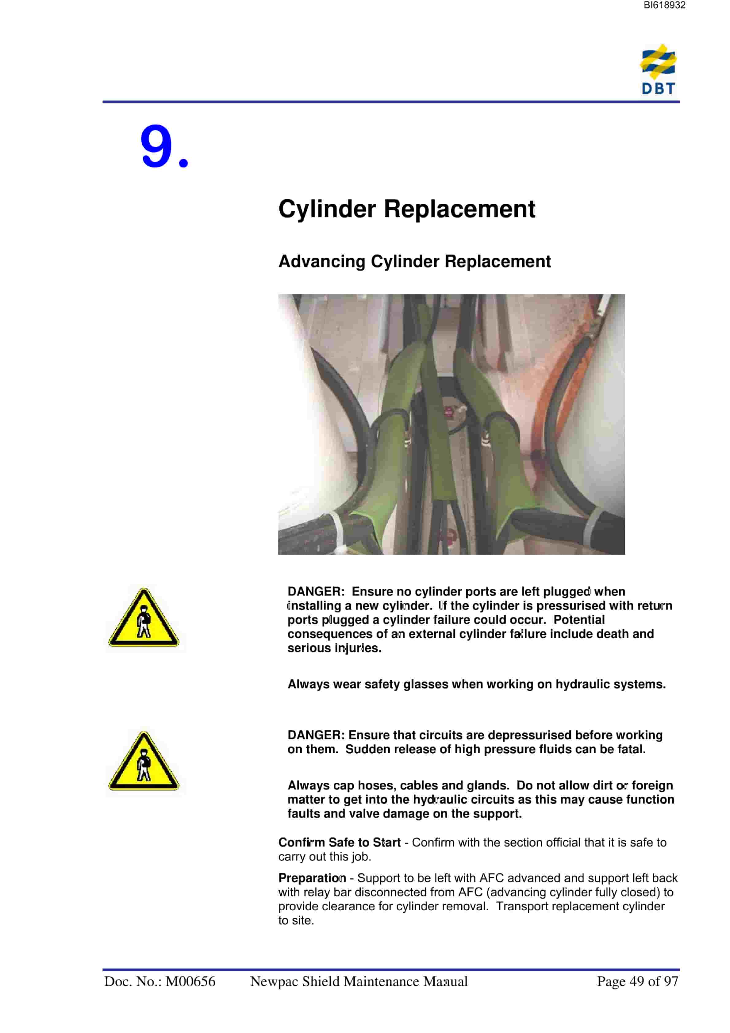Bucyrus Newpac DBT Shield Technical Manual BI618932 2 Bucyrus Newpac DBT Shield Technical Manual BI618932 - Image 2