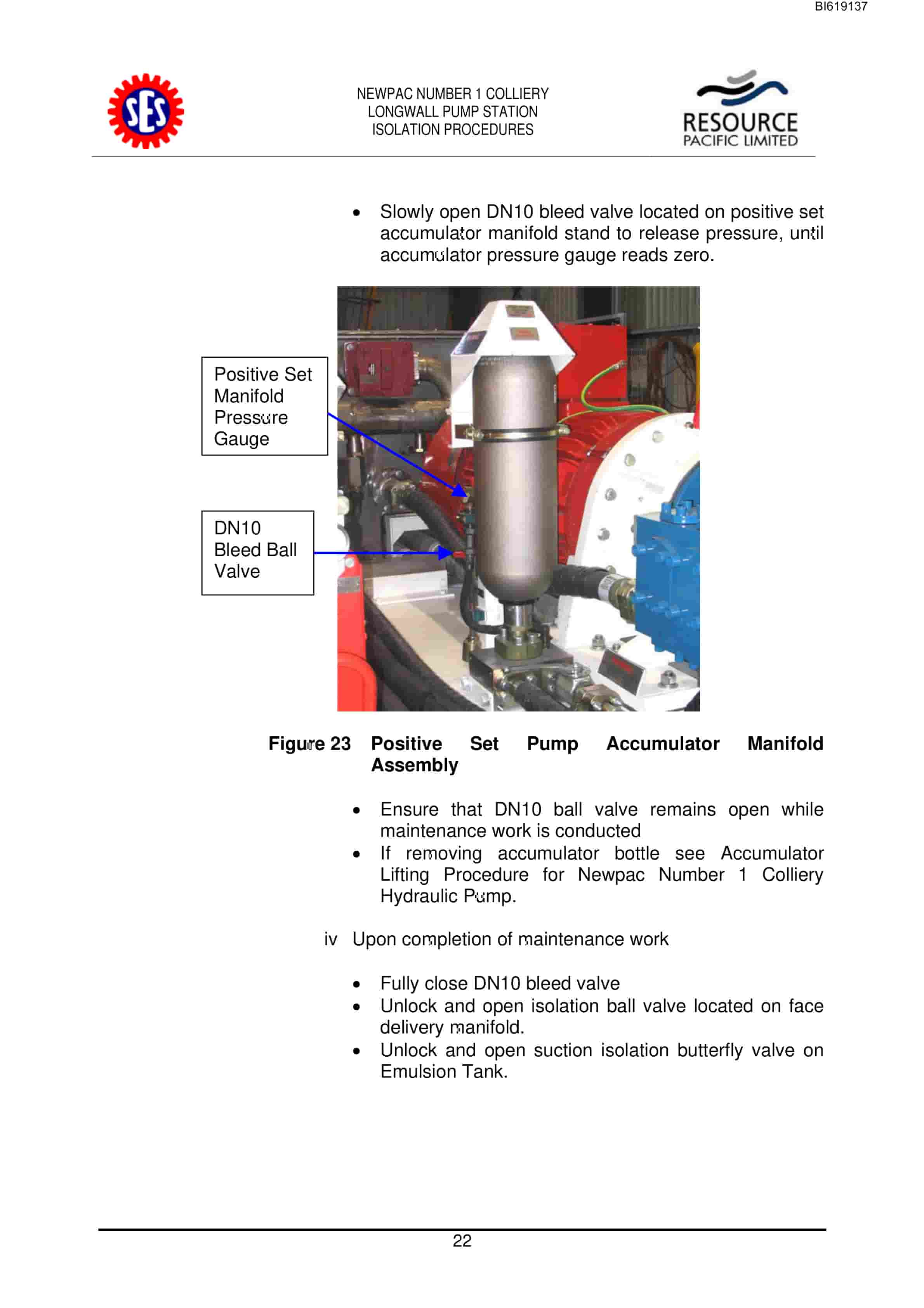 Bucyrus Newpac Isolation Technical Manual BI619137-4