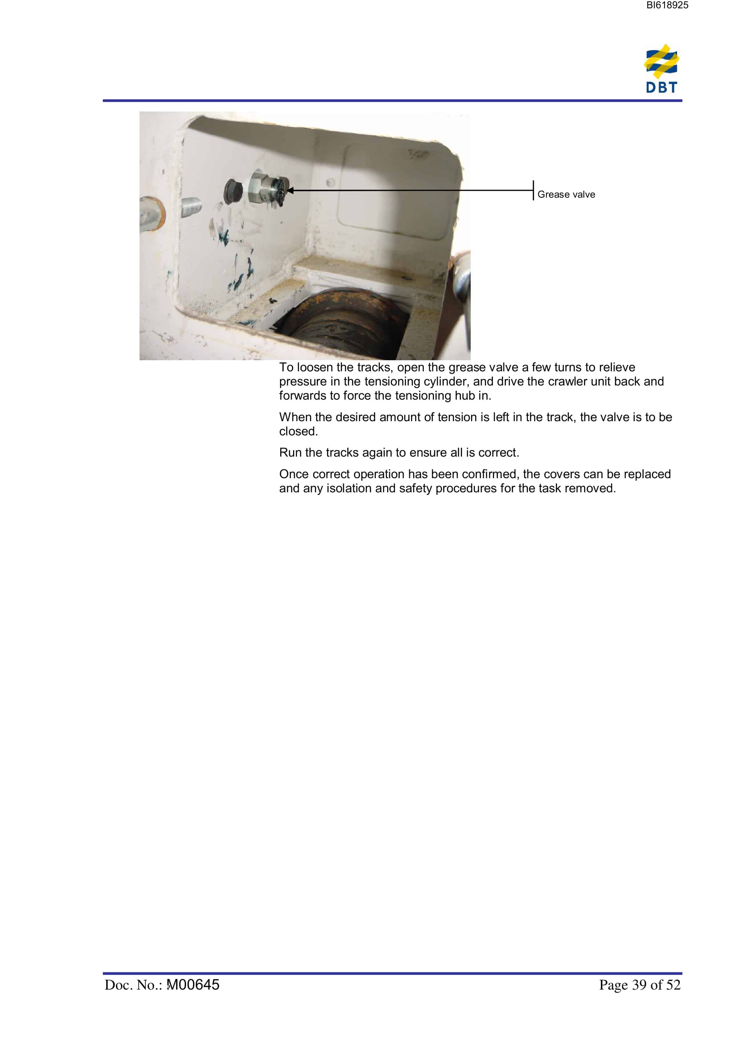 Bucyrus Newpac Services Equipment - Crawler Units (Size 9) Technical Manual BI618925-4