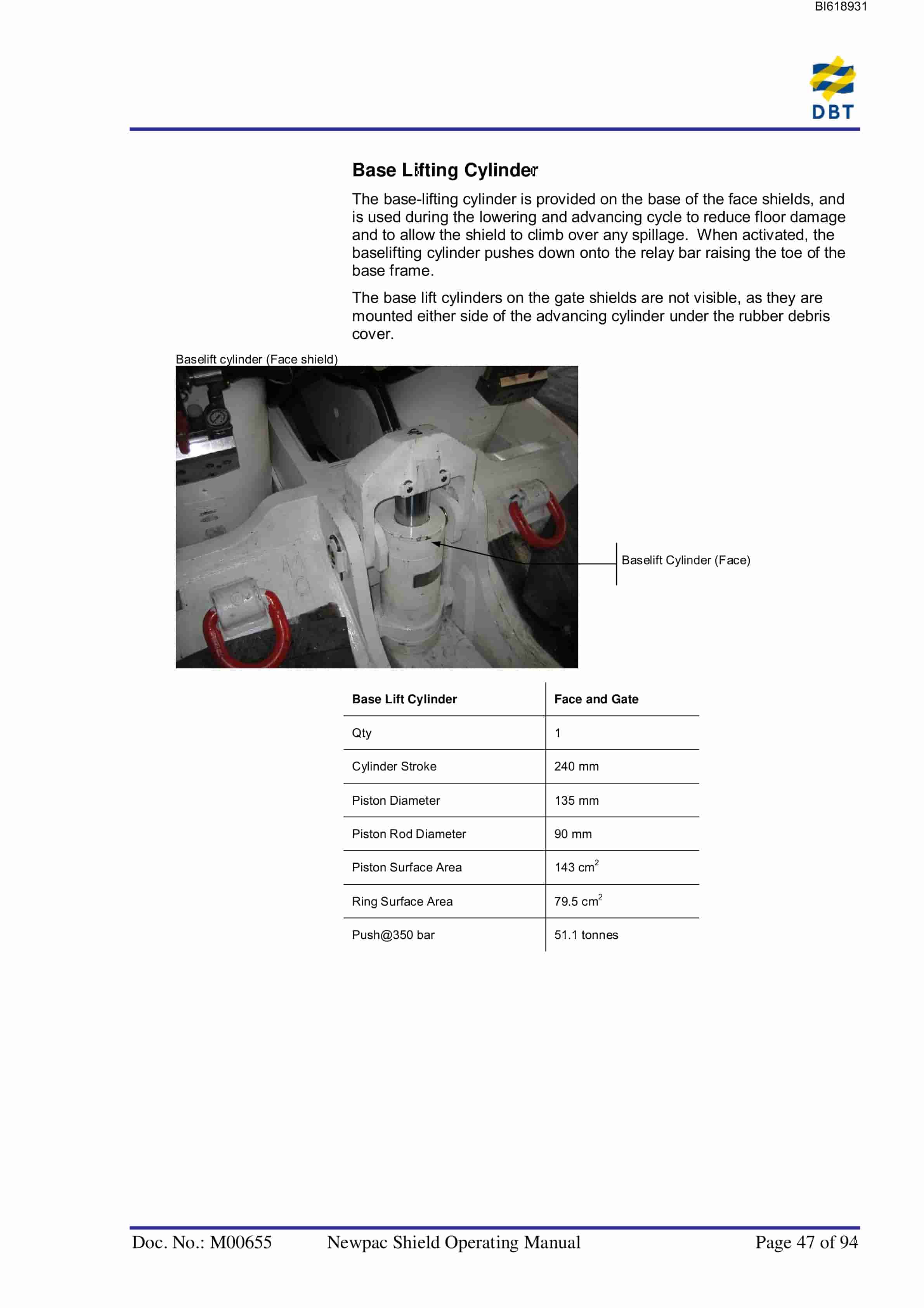 Bucyrus Newpac Shield Technical Manual BI618931-2