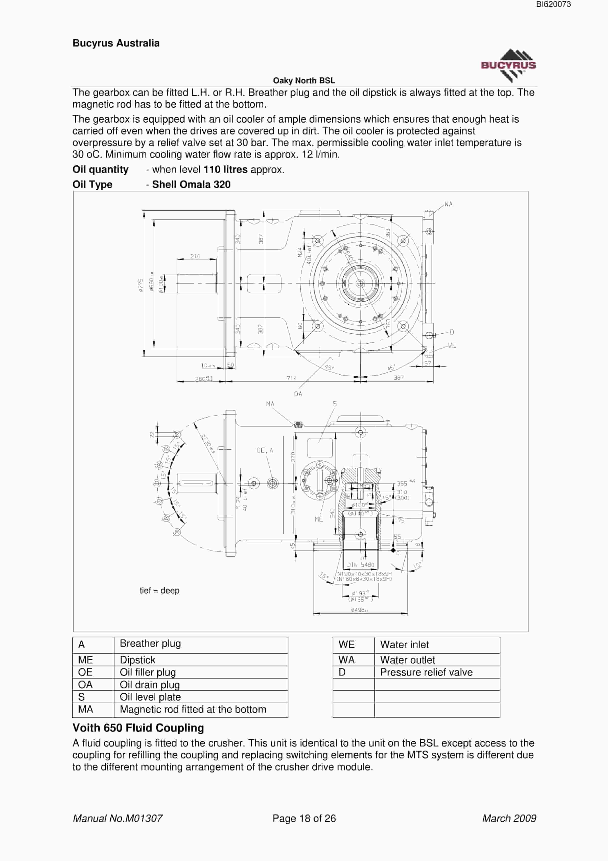 Bucyrus Oaky North Beam Stage Loader Technical Manual BI620073-3