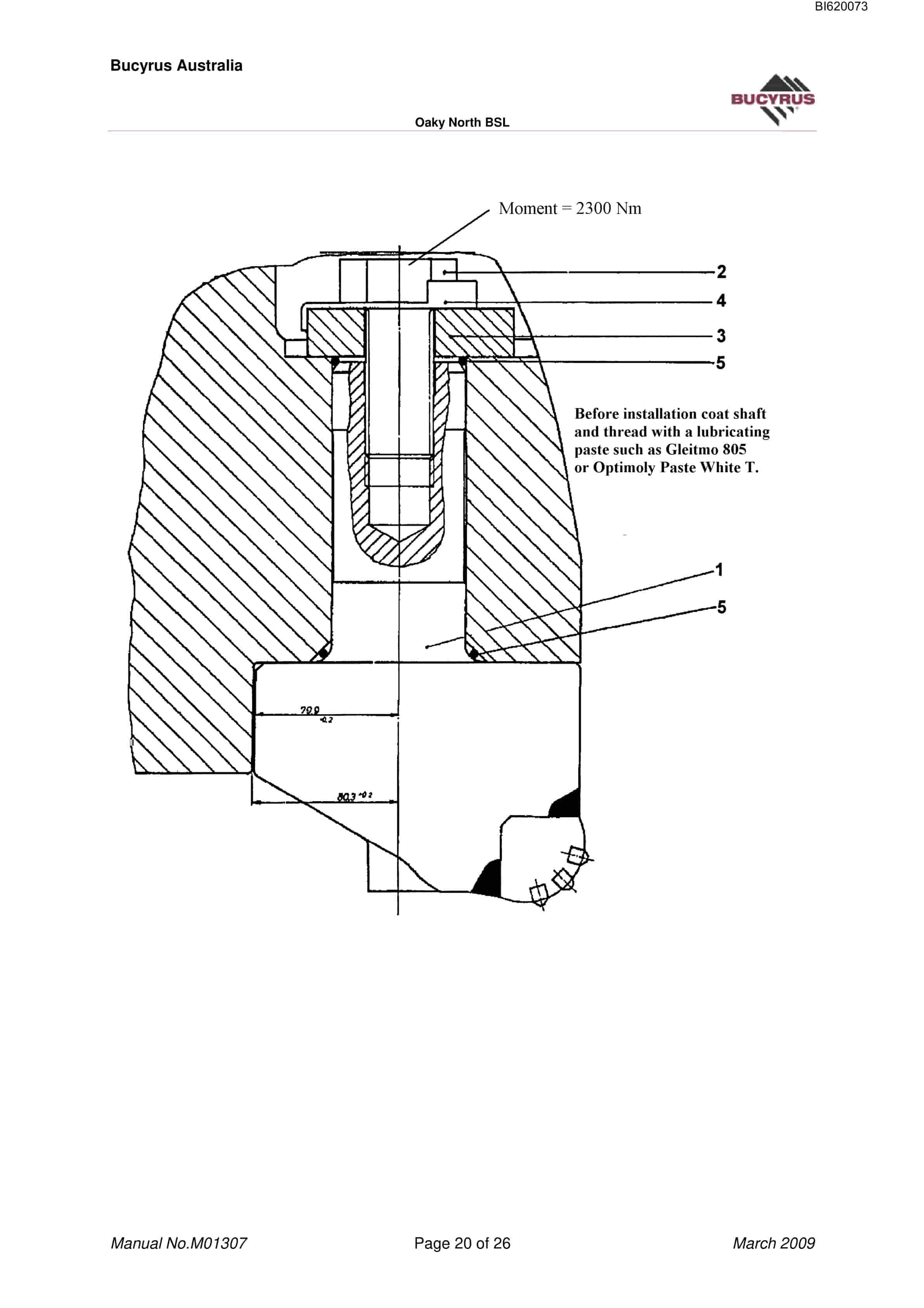 Bucyrus Oaky North Beam Stage Loader Technical Manual BI620073-4