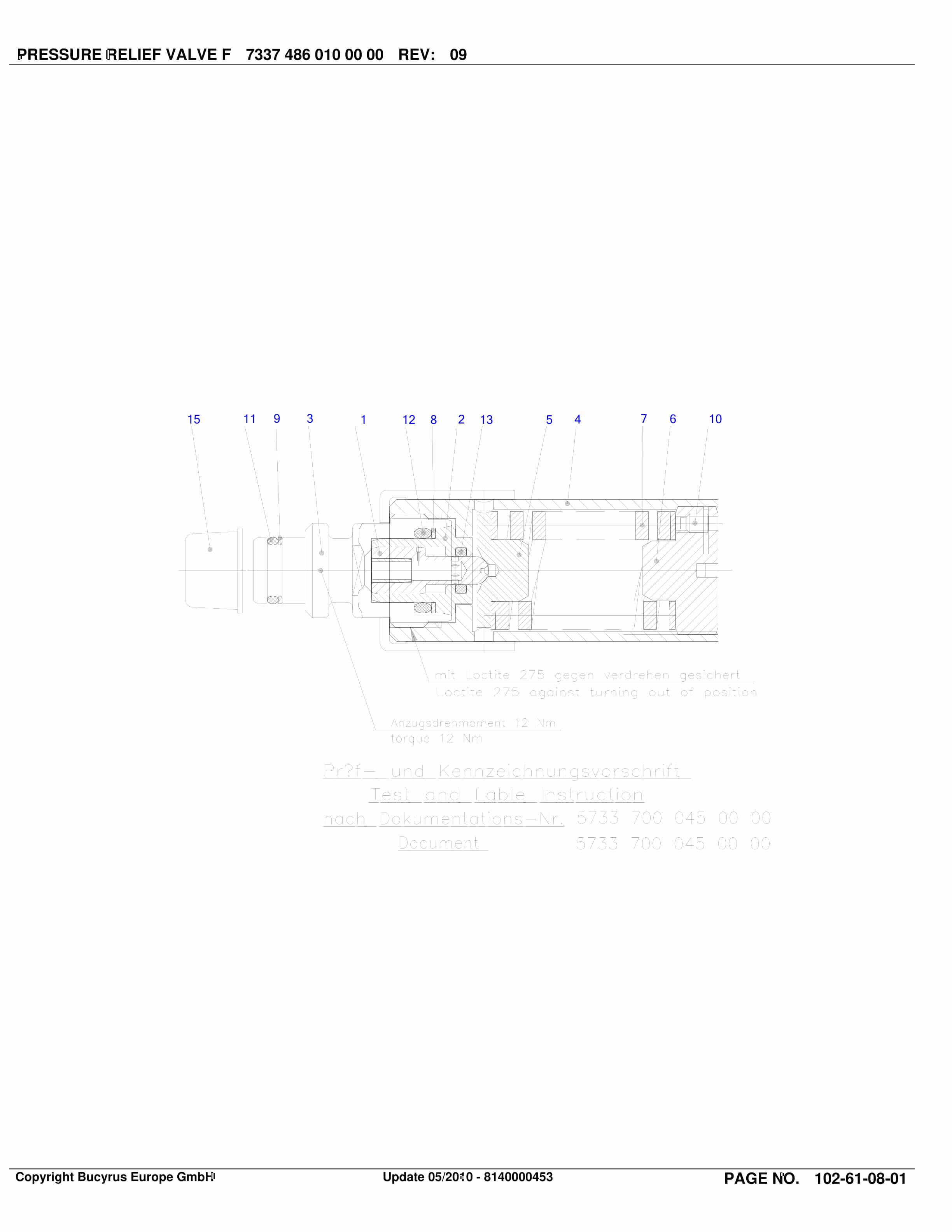 Bucyrus OBJ.CZ.LAZY RoofSupport And Supply Parts Catalog BI633914-3