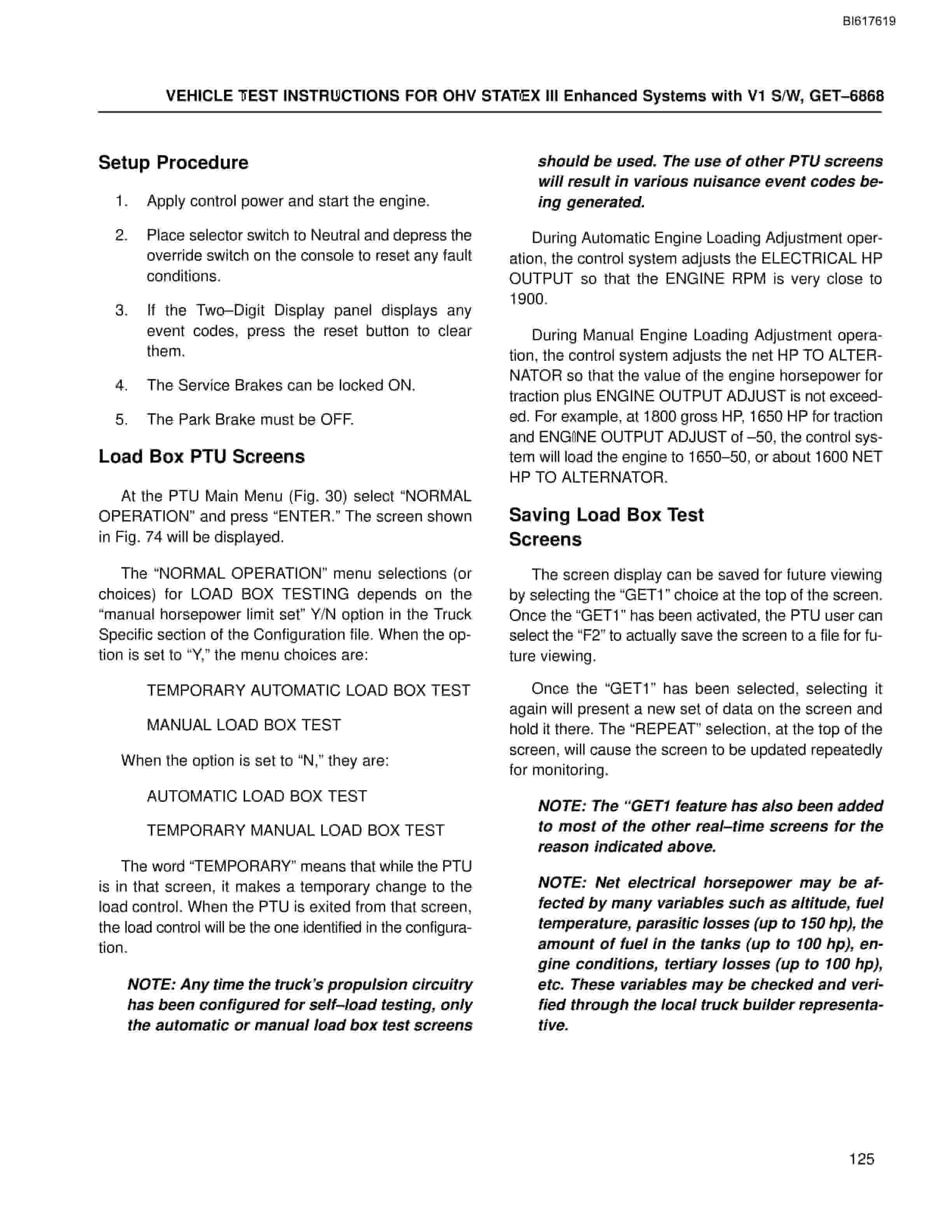 Bucyrus OHV Statex III Enhanced Systems With V1 S-W Technical Manual BI617619-4