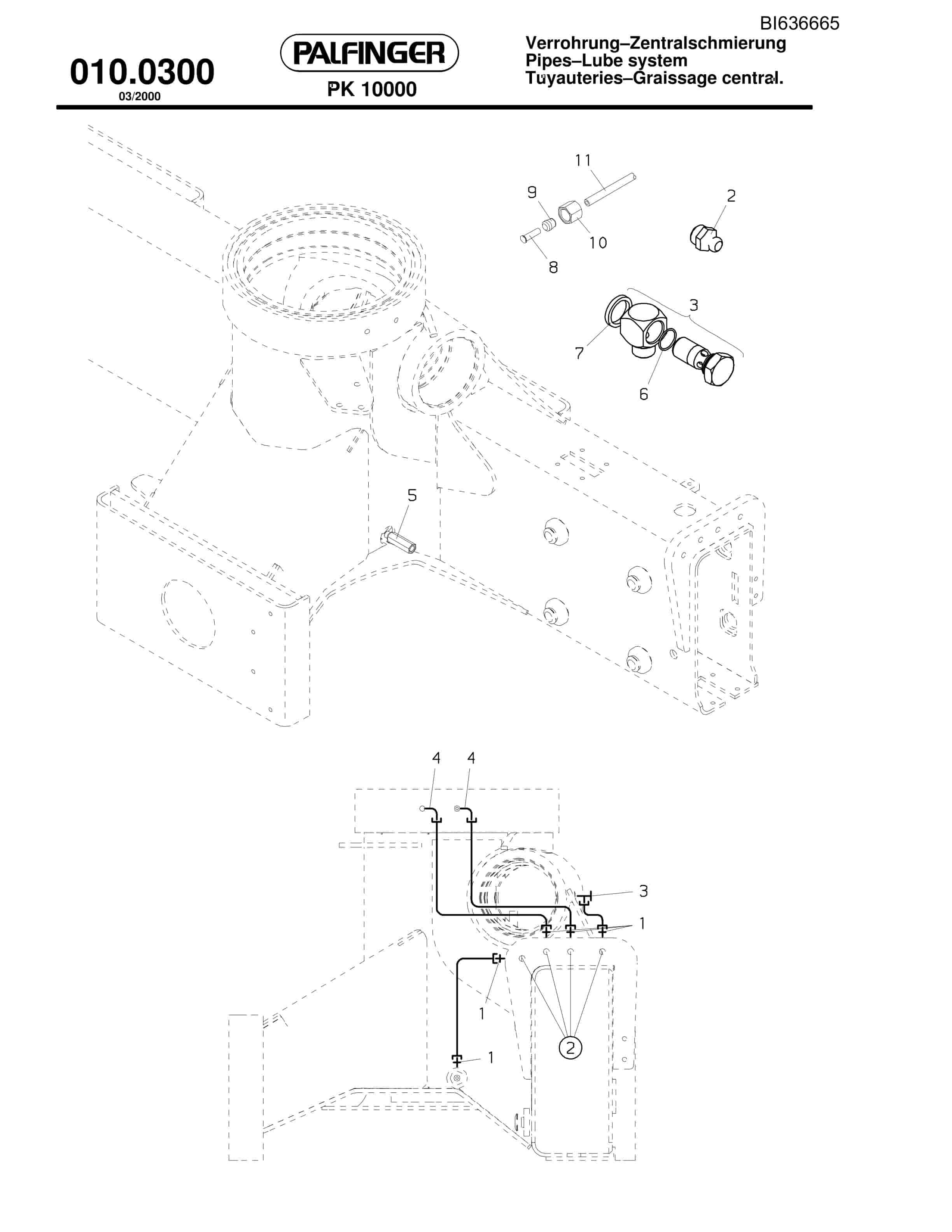 Bucyrus Palfinger Hydraulic Crane PK10000(M) Technical Manual BI636665-2