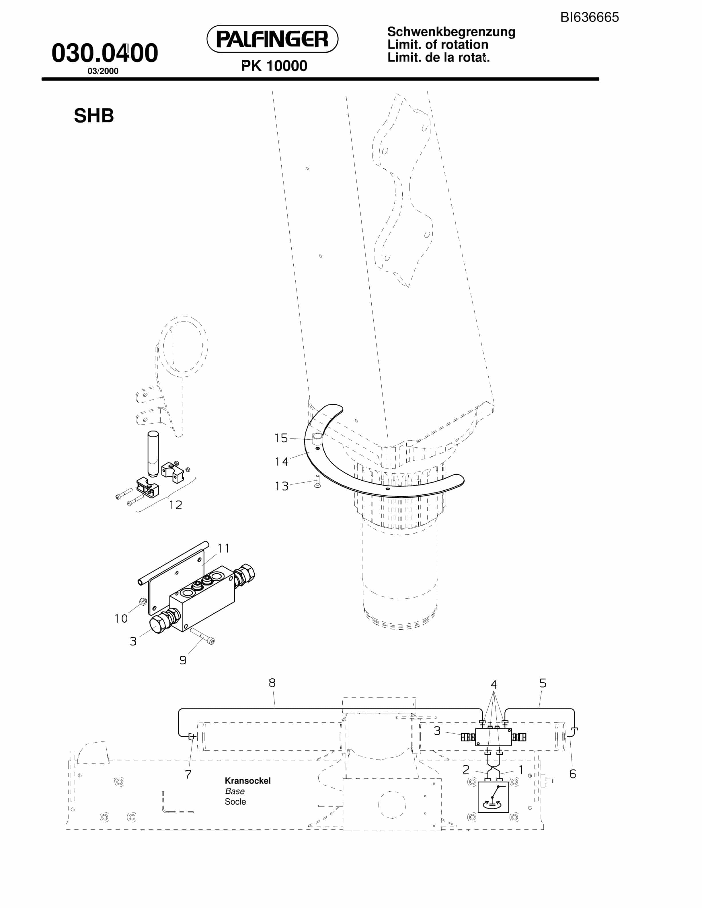 Bucyrus Palfinger Hydraulic Crane PK10000(M) Technical Manual BI636665-3