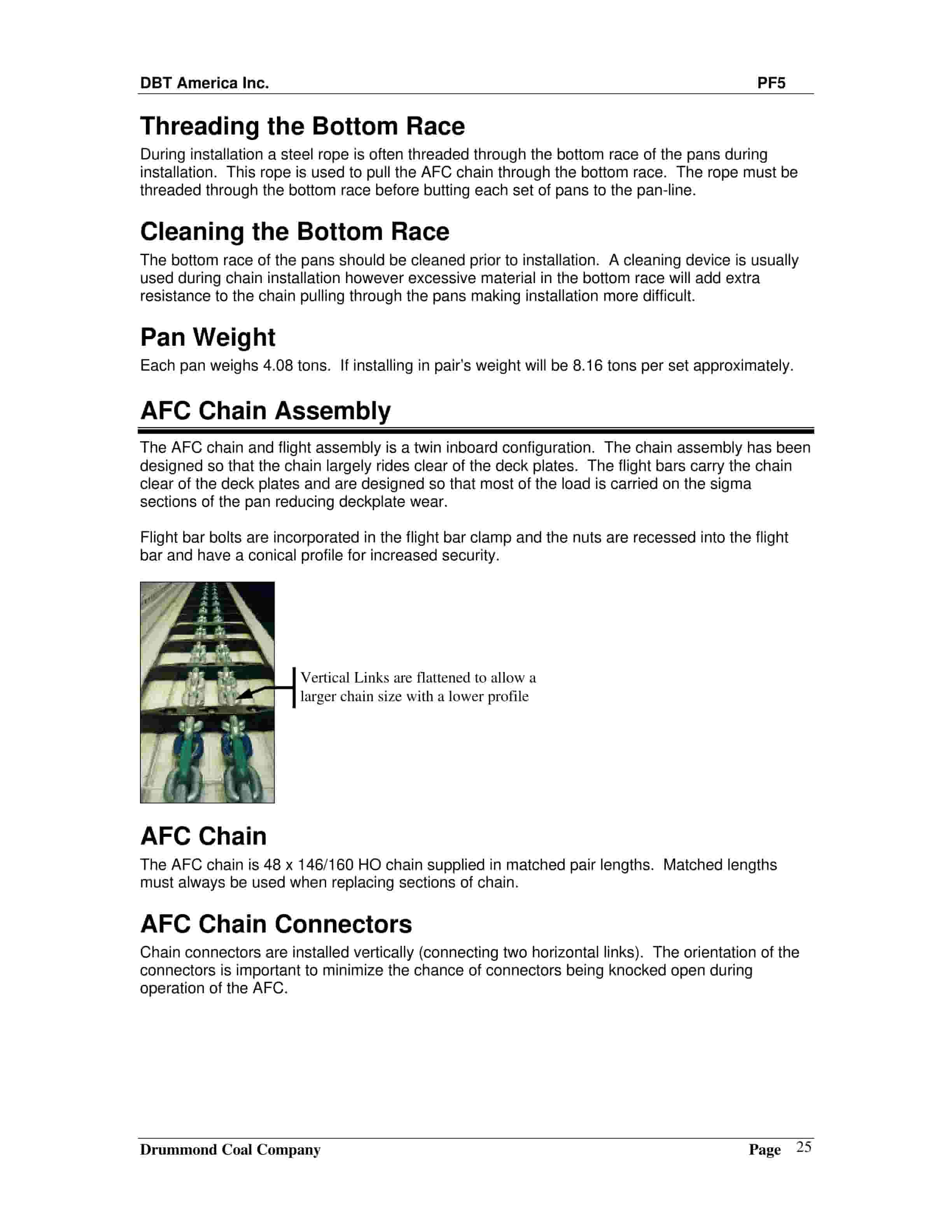 Bucyrus PF5 ArmOred Face Conveyor Technical Manual BI619046-4