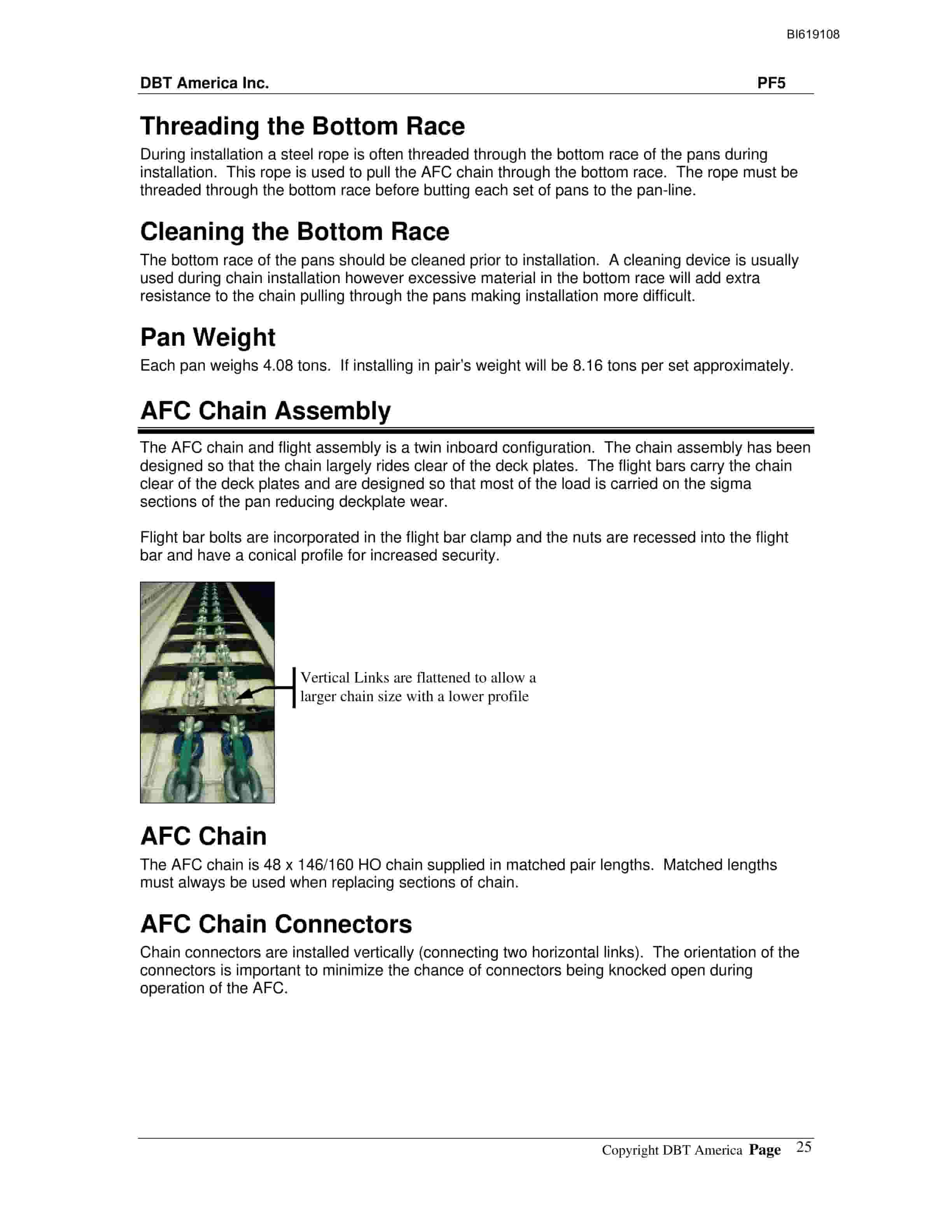Bucyrus PF5 ArmOred Face Conveyor Technical Manual BI619108-4