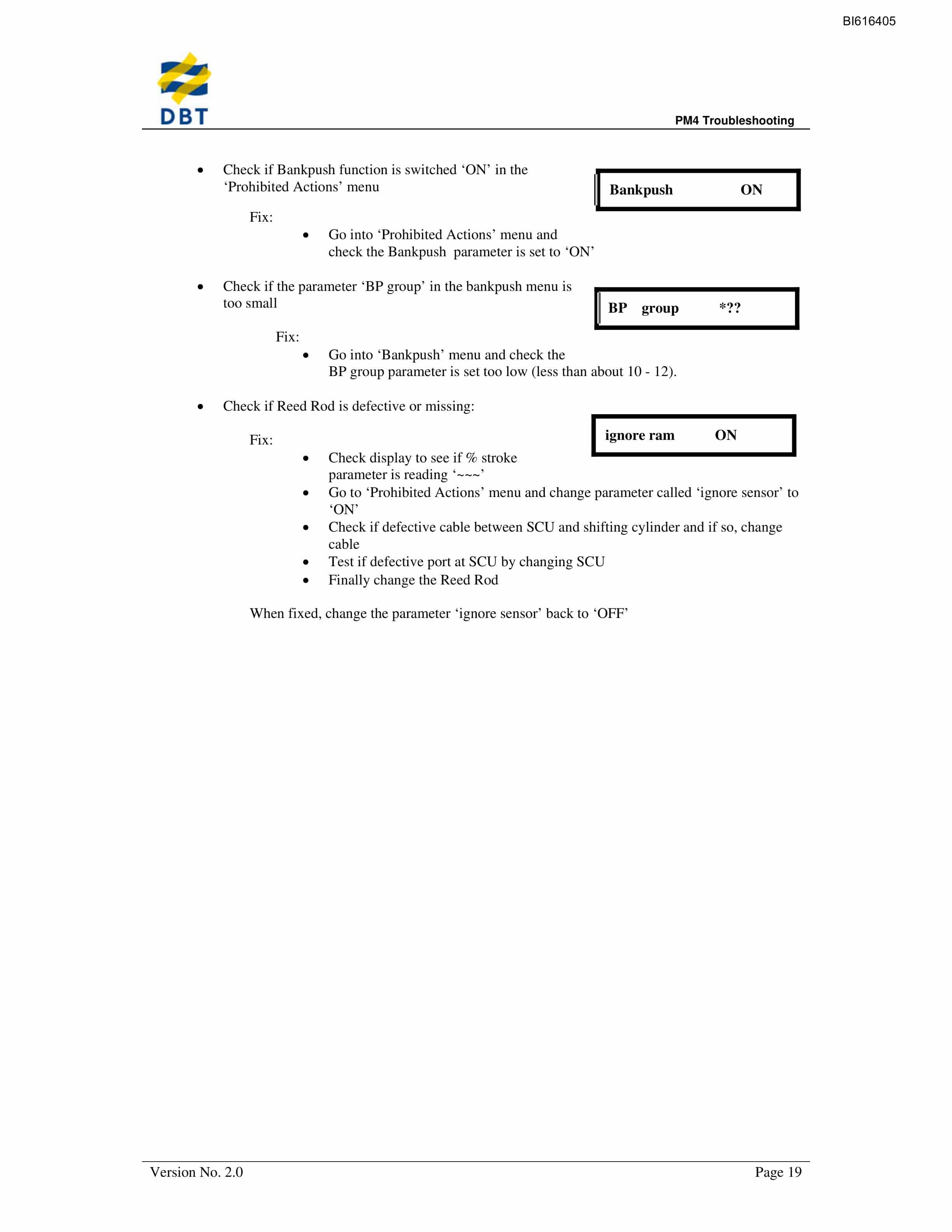Bucyrus PM4 Troubleshooting Technical Manual BI616405-5